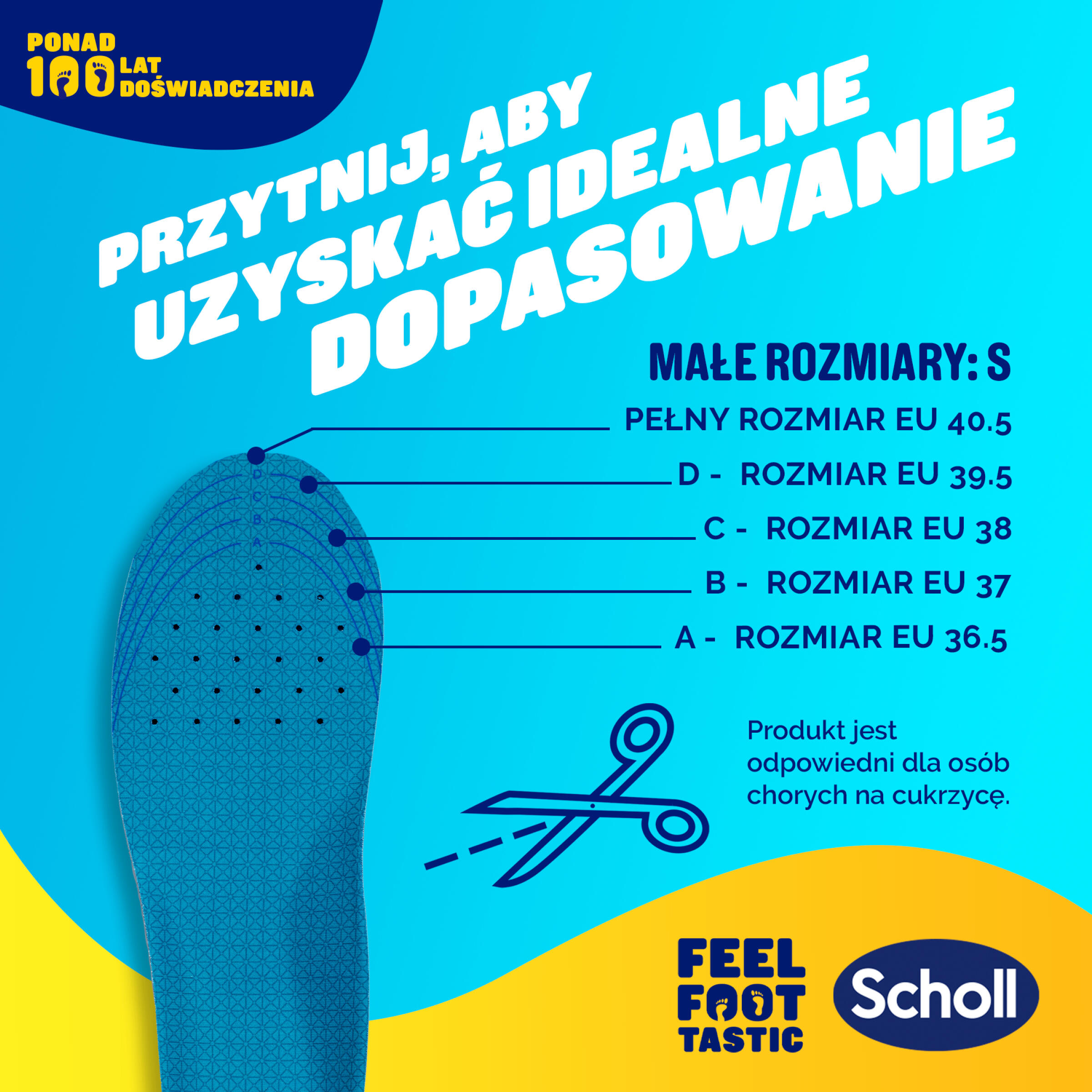 Wkładki do butów Scholl GelActiv® DO PRACY S (35,5-40,5) 8/8