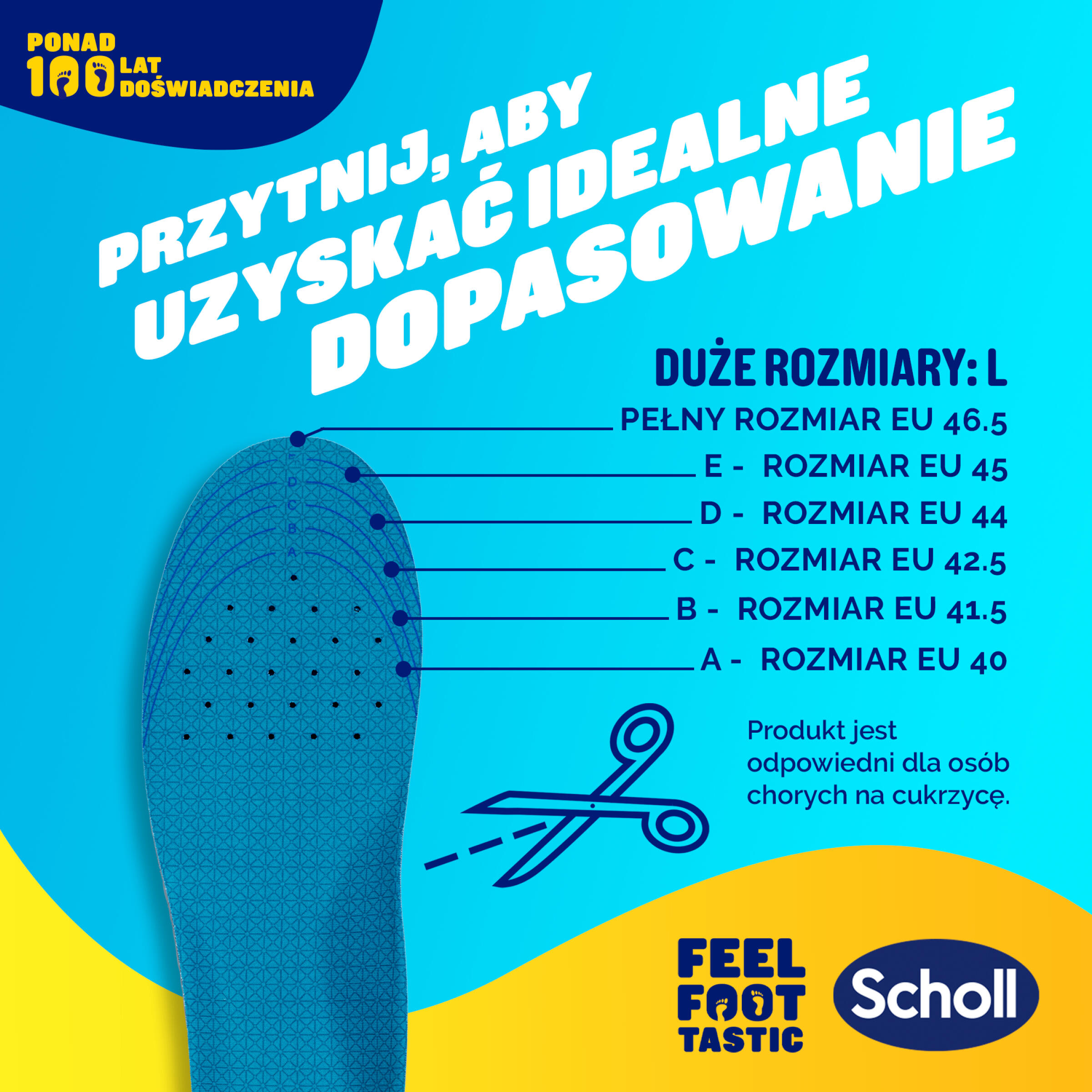 Wkładki do butów Scholl GelActiv® DO PRACY L (40-46,5) 8/8