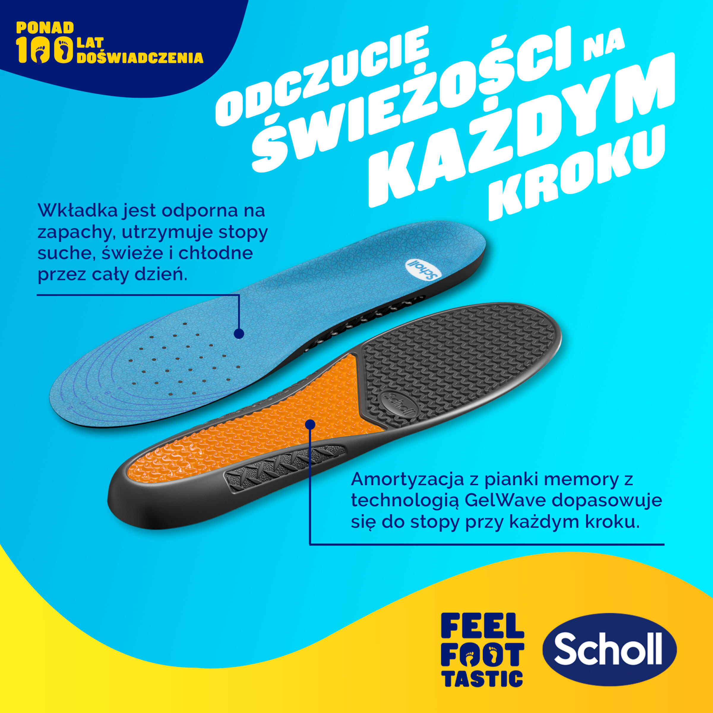 Wkładki do butów Scholl GelActiv® DO PRACY L (40-46,5) 6/8