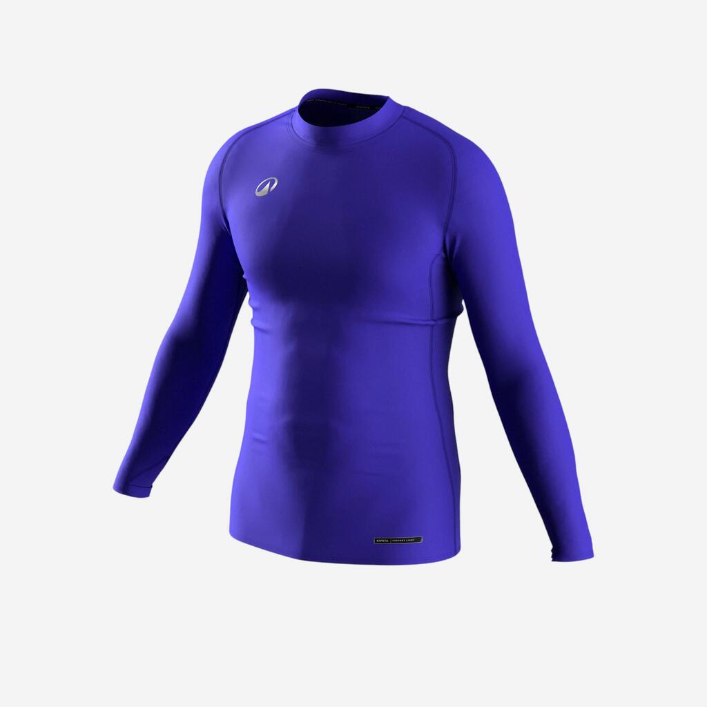 Sous-maillot de foot thermique manches longues mixte Keepdry Club bleu