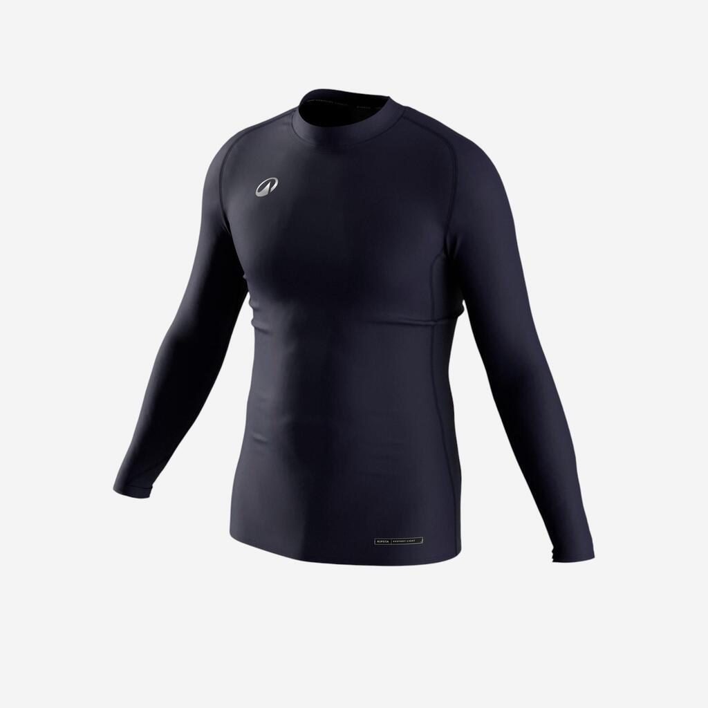 Sous-maillot de foot thermique manches longues mixte Keepdry Club bleu marine