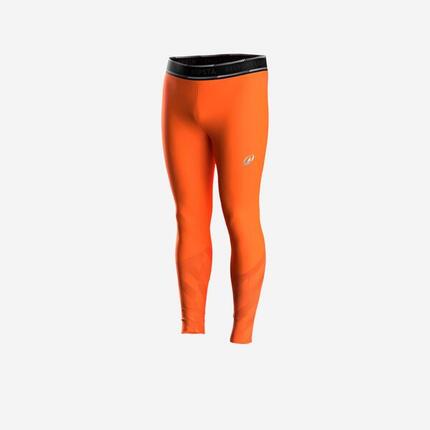 COLLANT SOUS-VETEMENT THERMIQUE FOOTBALL KEEPDRY LIGHT ORANGE ADULTE