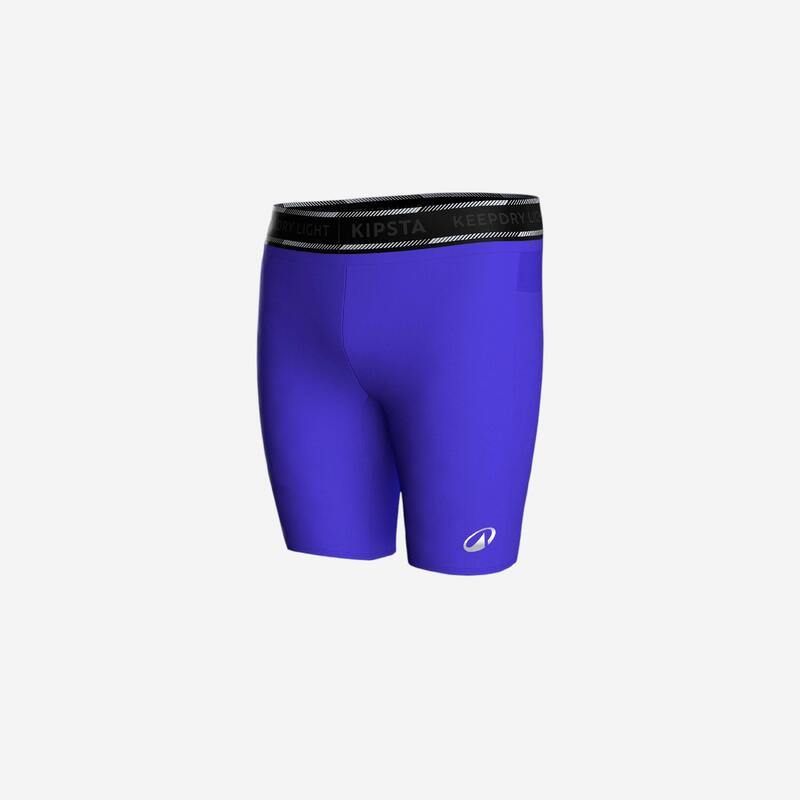 Șort de fotbal Keepdry light albastru unisex