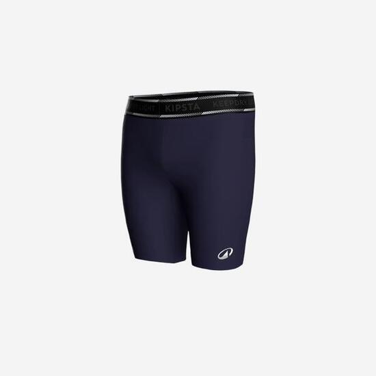 Sous-short de foot mixte Keepdry light marine