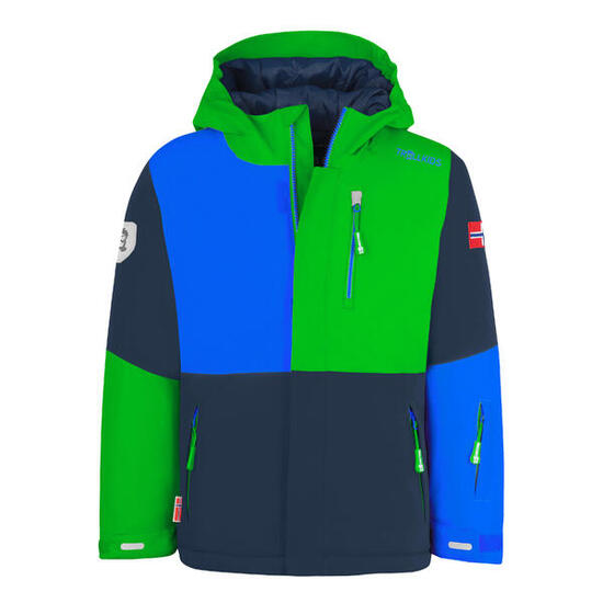 Skijacke Trollkids Hallingdal junior bright/green