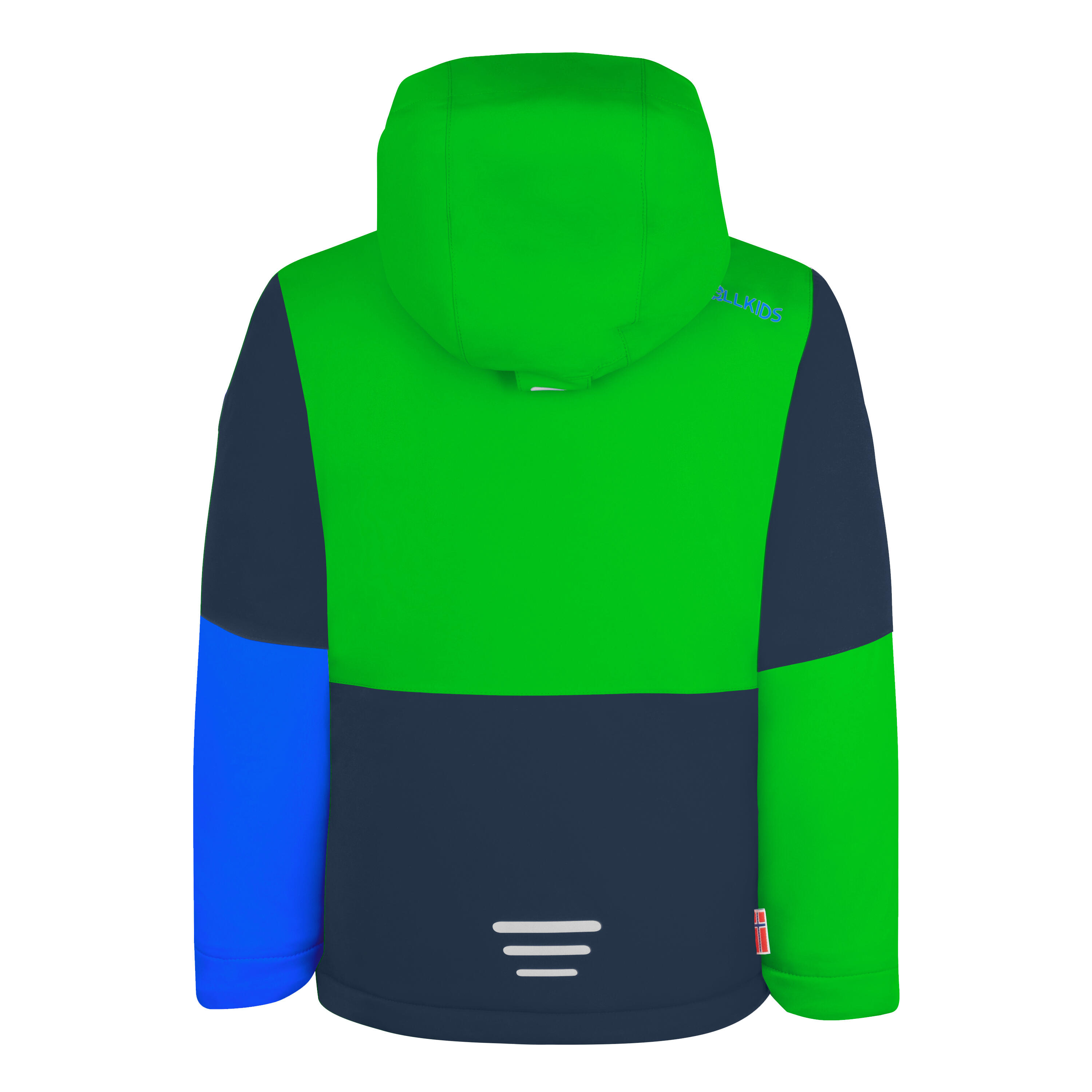 Skijacke Trollkids Hallingdal  junior bright/green 2/2