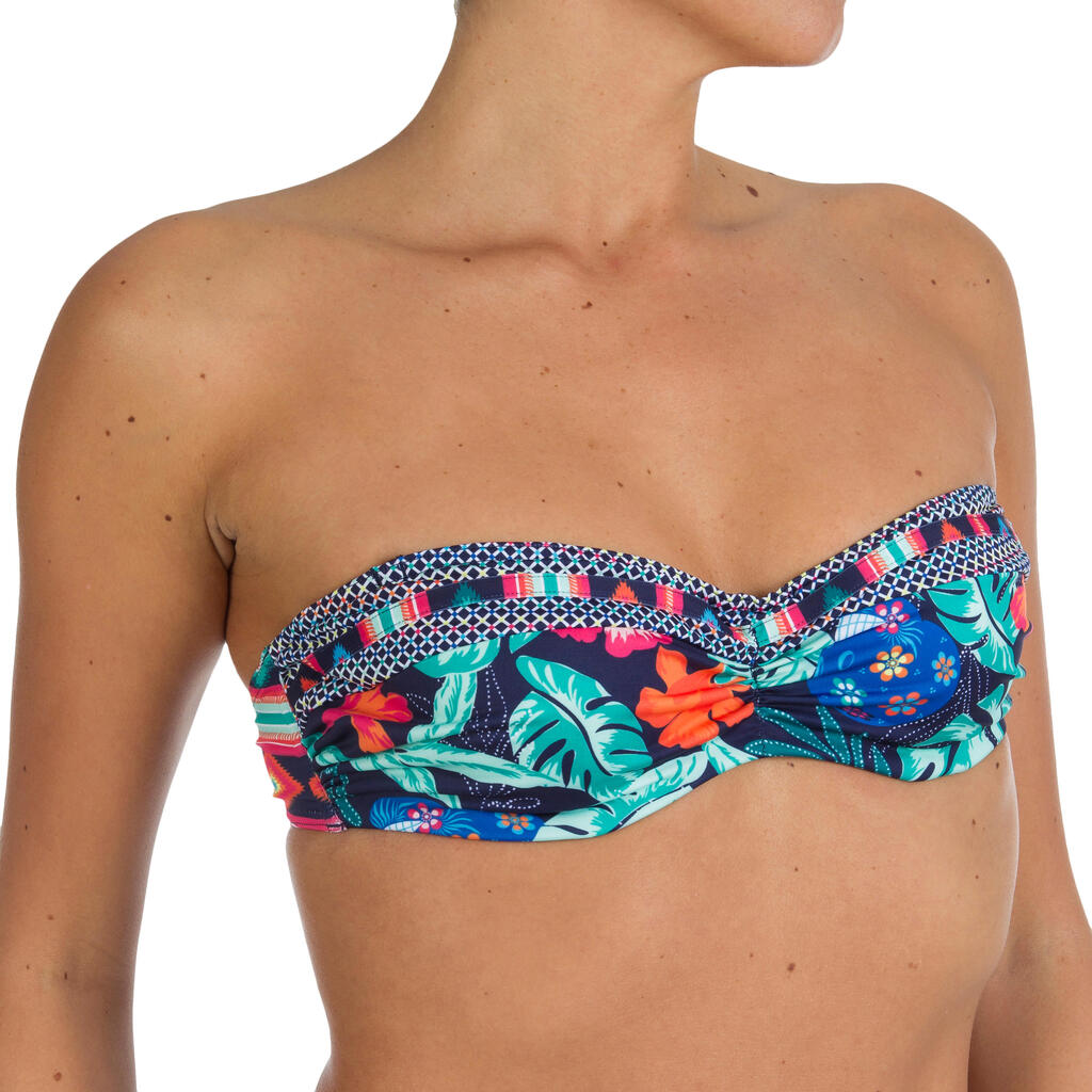 BAJA women's underwired bandeau swimsuit top