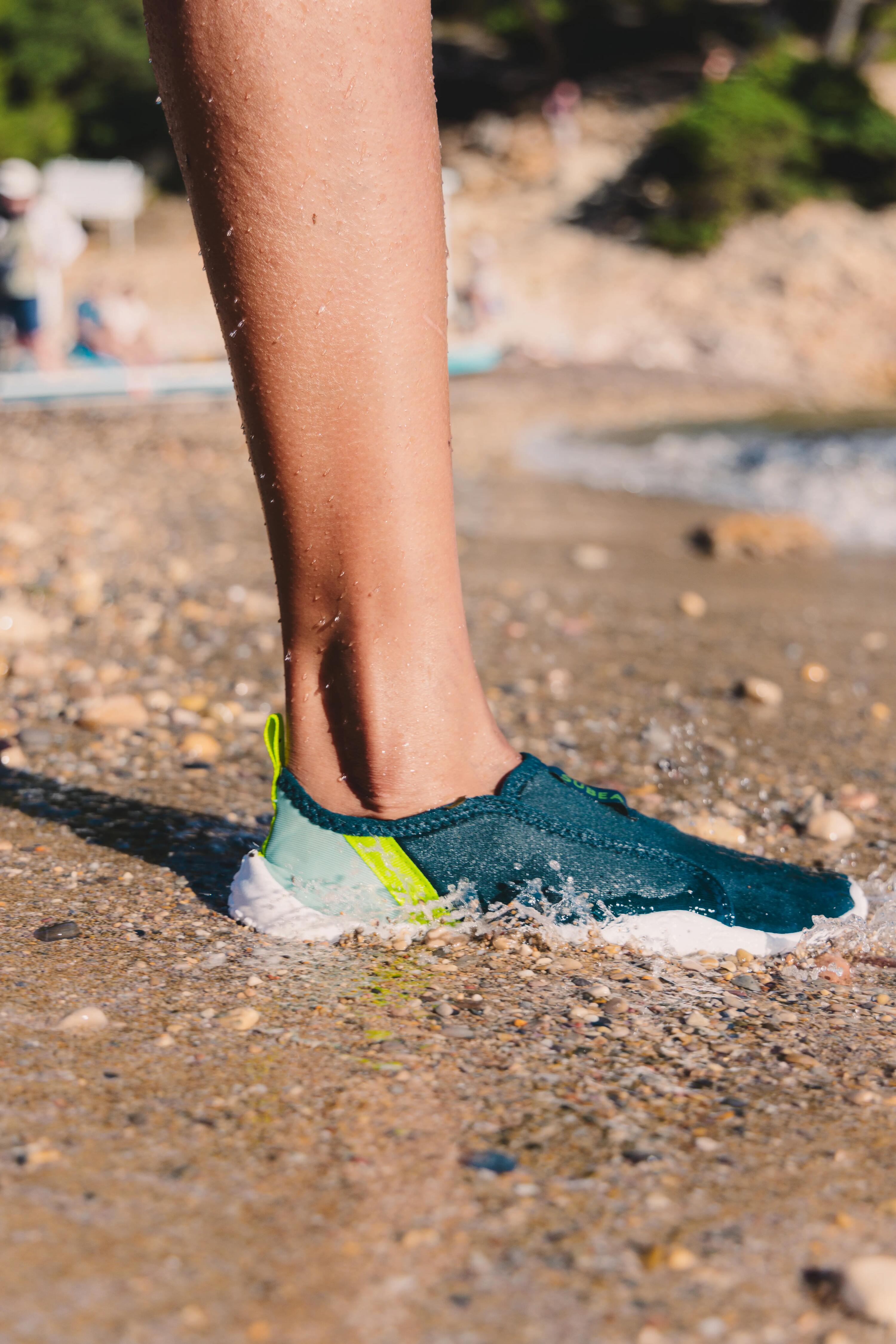 ZAPATOS DE AGUA UNISEX 120 VERDE - SUELA ANTIDESLIZANTE PARA RIOS Y PLAYAS 26/26