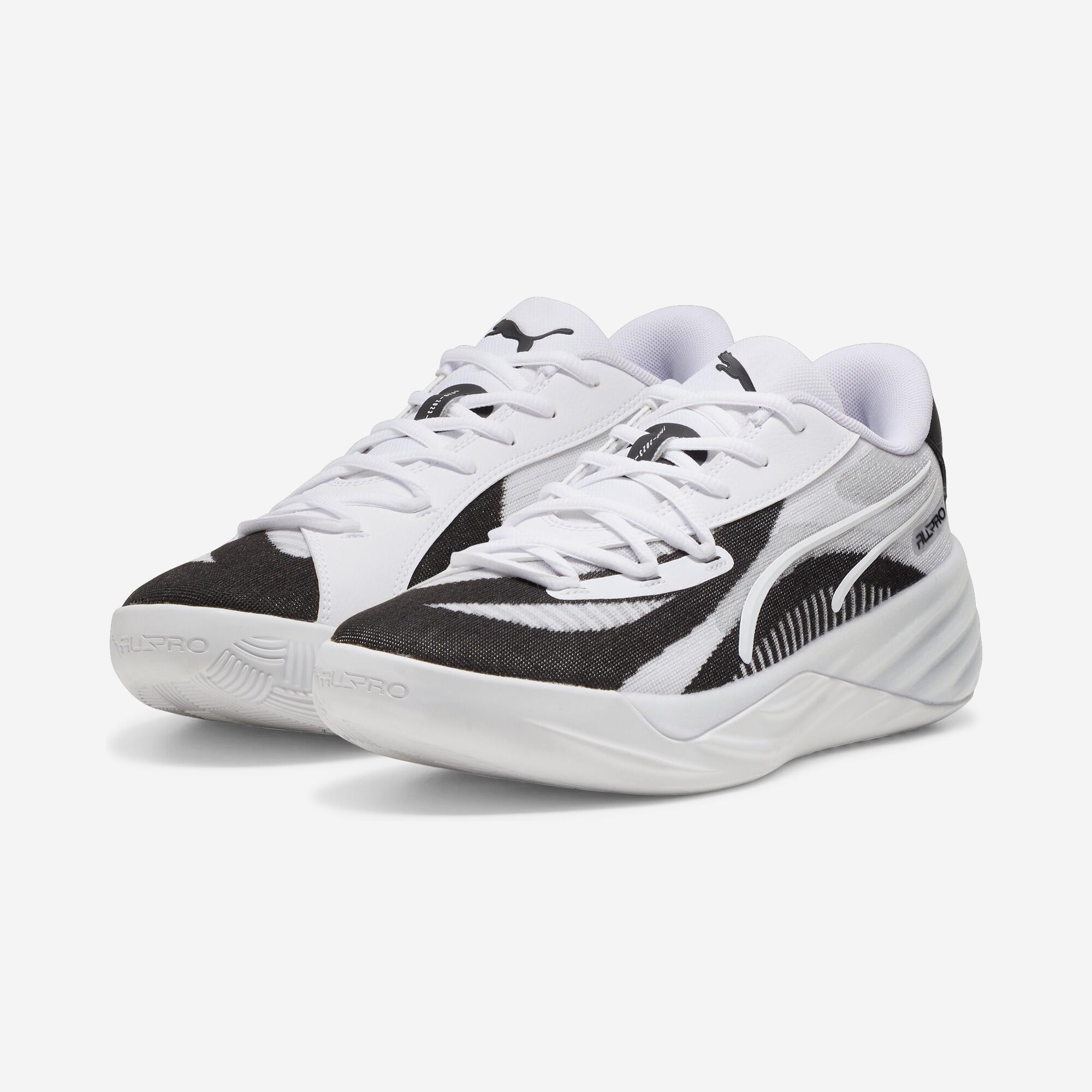 Sabatilles de bàsquet Adult - PUMA All-Pro NITRO negre i blanc 2/8