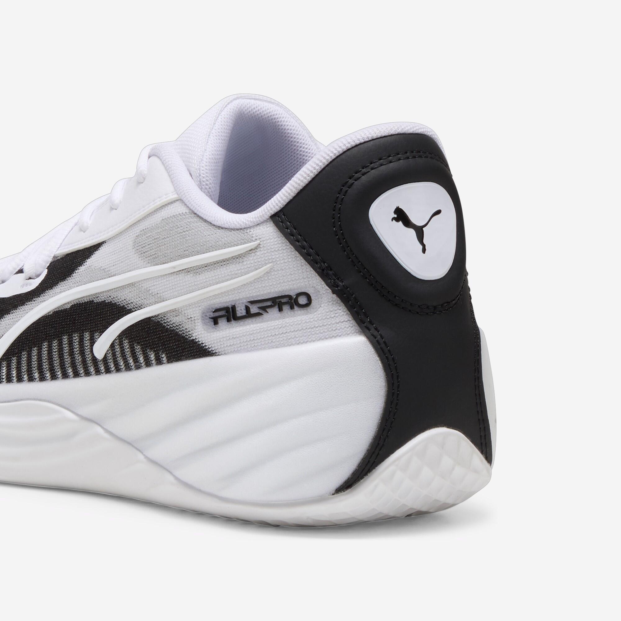 Sabatilles de bàsquet Adult - PUMA All-Pro NITRO negre i blanc 5/8