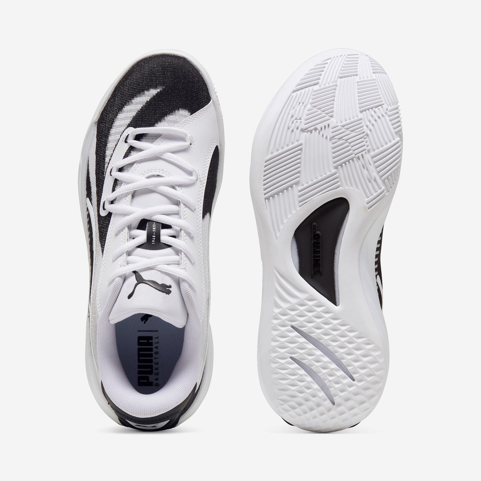 Sabatilles de bàsquet Adult - PUMA All-Pro NITRO negre i blanc 8/8