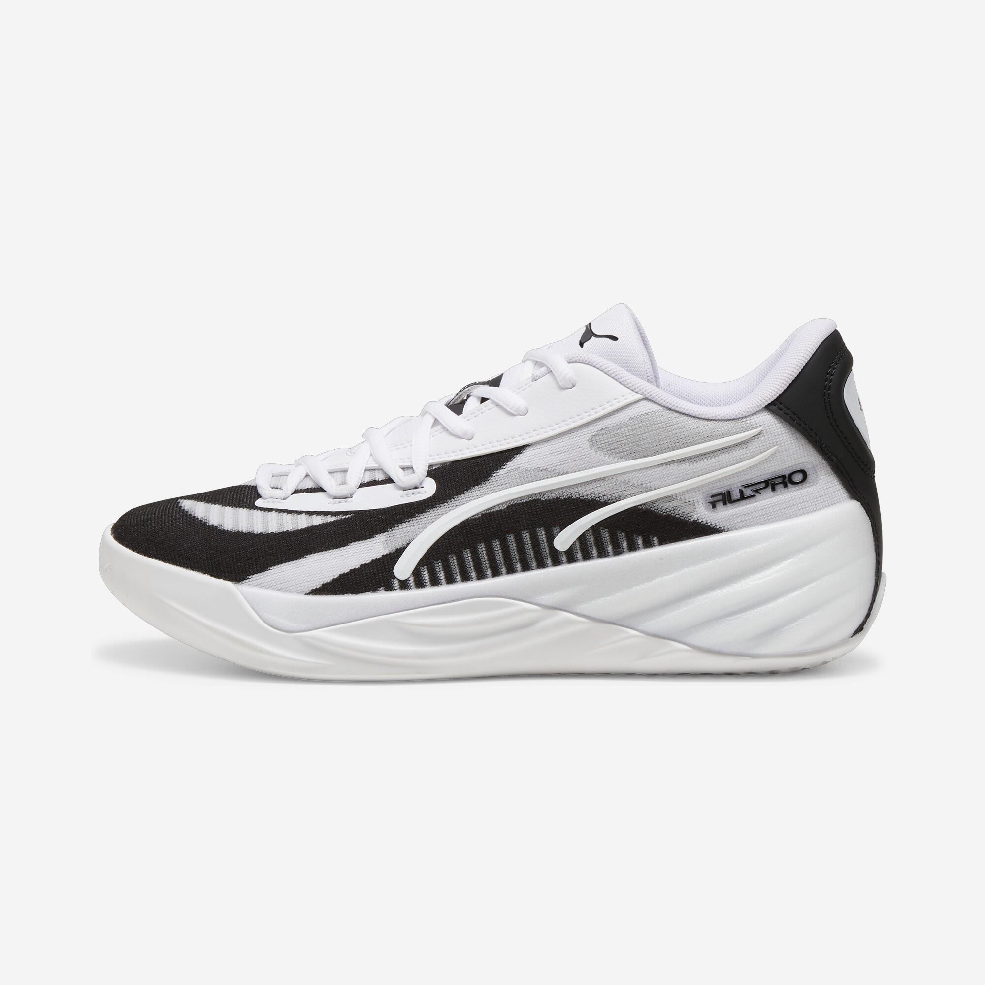 PUMA Zapatillas de baloncesto Adulto - PUMA All-Pro NITRO negro y blanco
