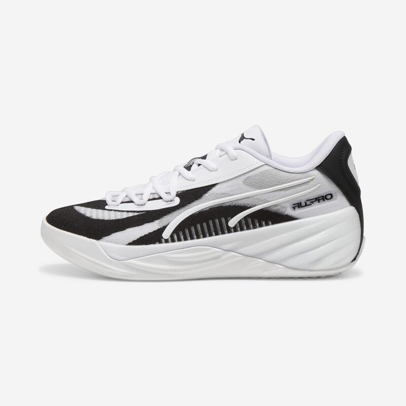 Basketbalschoenen voor volwassenen Puma All-Pro Nitro zwart en wit