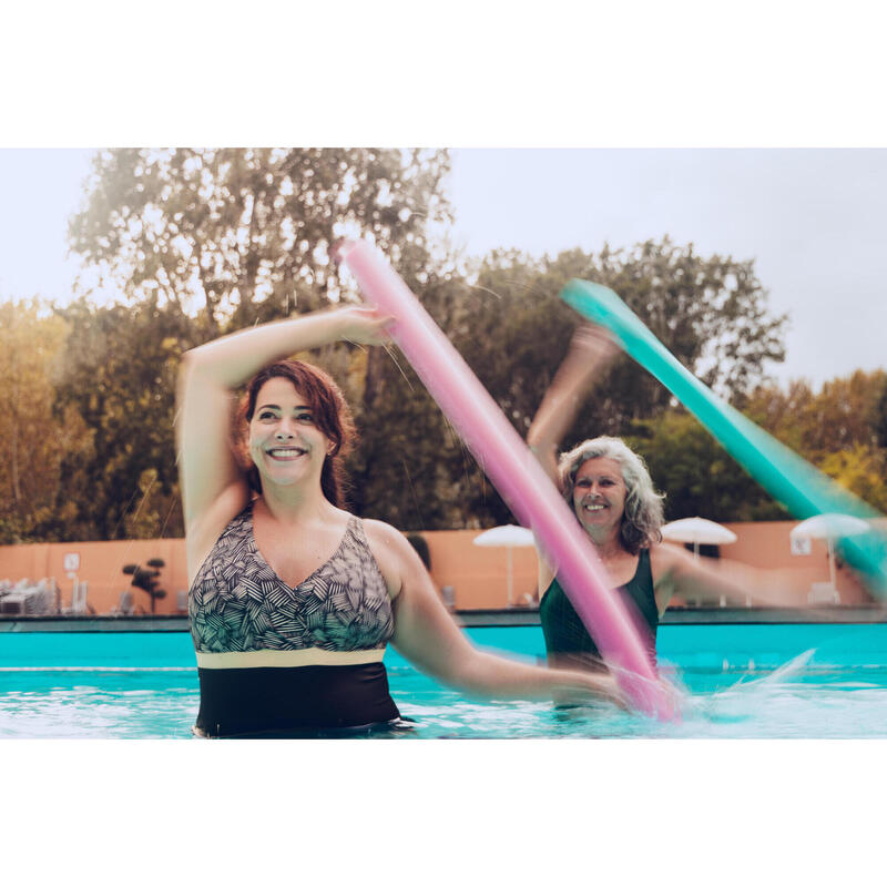 Maillot de bain 1 pièce forte poitrine natation Femme - Mia all mini bleu