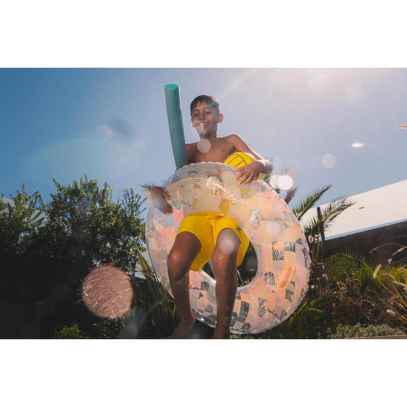 Short de bain natation Garçon - 100 jaune