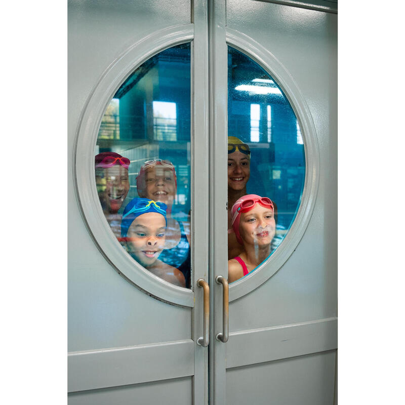 Zwembril voor kinderen XBase blauw geel heldere glazen