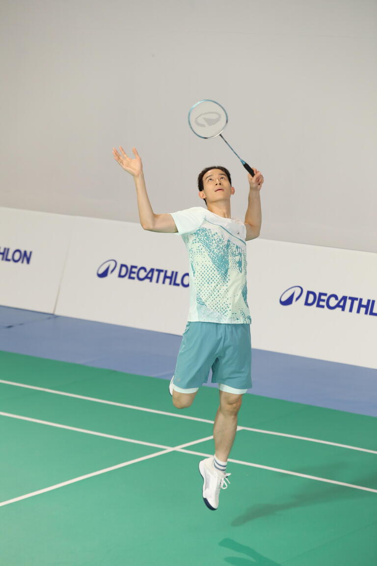 MEN BADMINTON SHORT PERFORM 990 PEACOCK BLUE