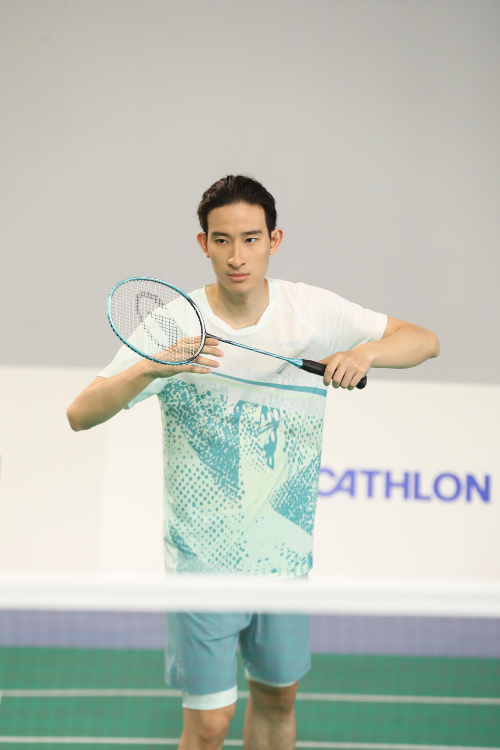MEN BADMINTON SHORT PERFORM 990 PEACOCK BLUE