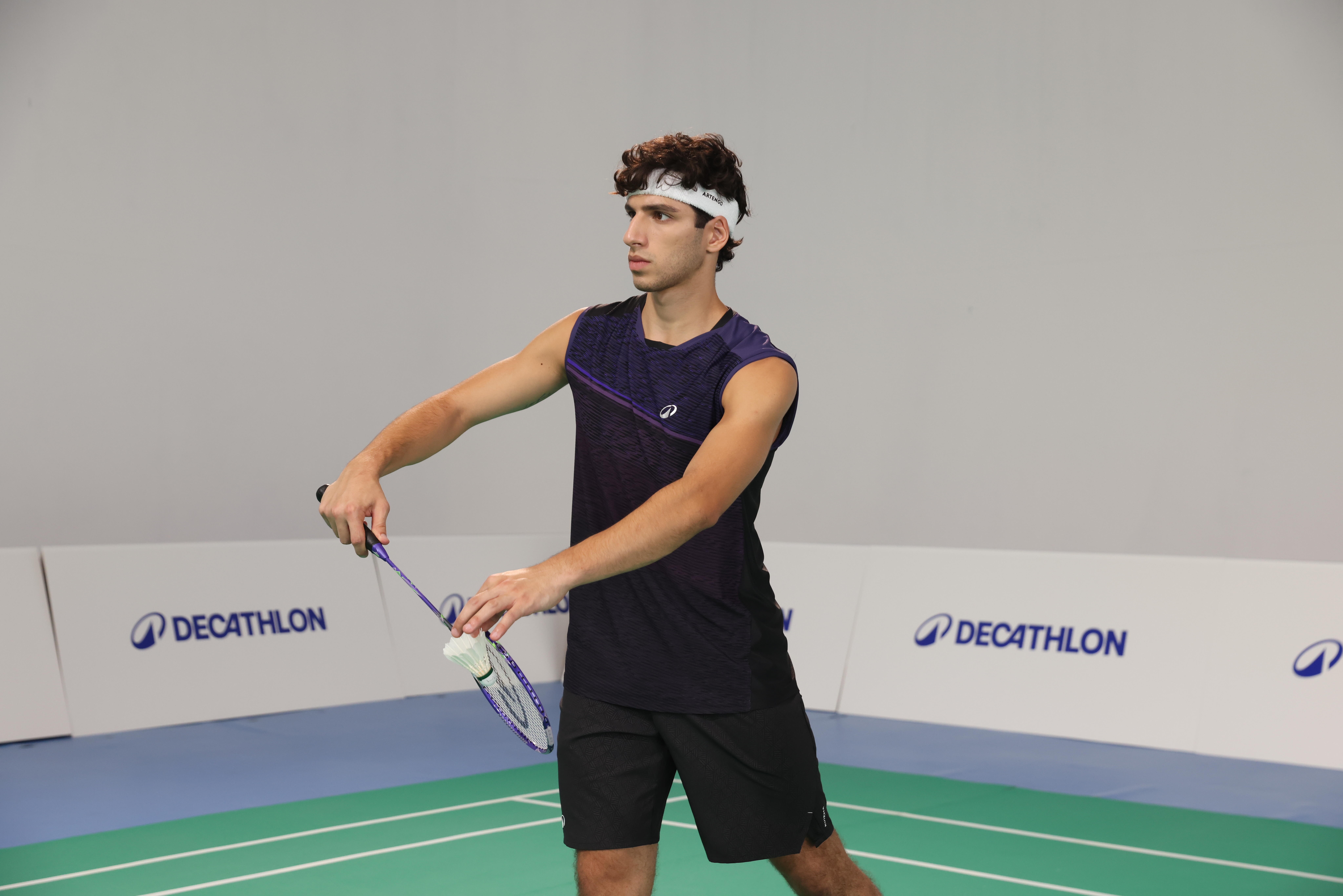 Raquette de badminton ultra fine - Perform 590 violet - PERFLY
