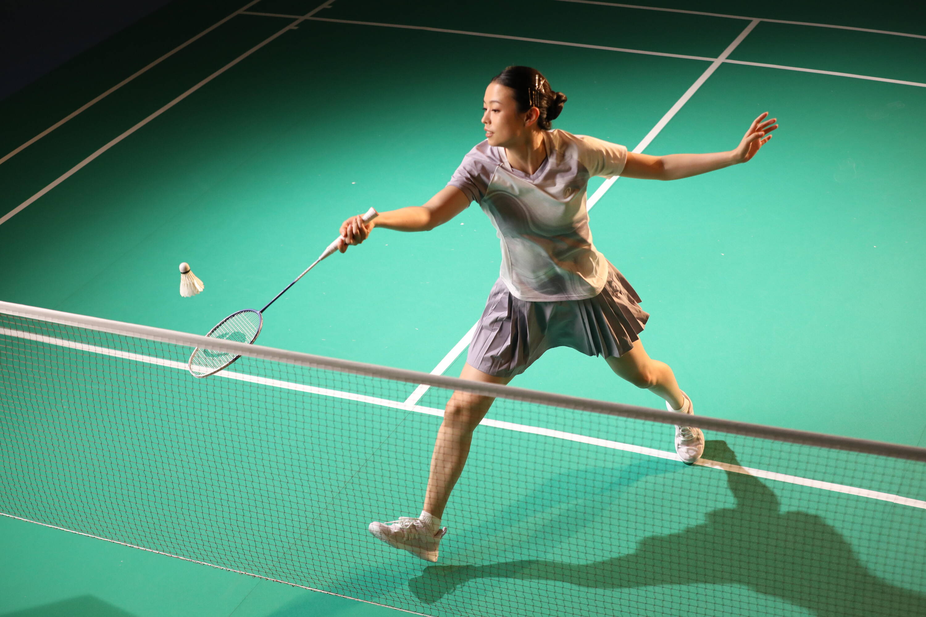 ADULT BADMINTON RACKET BR LITE 590 PURPLE -  5