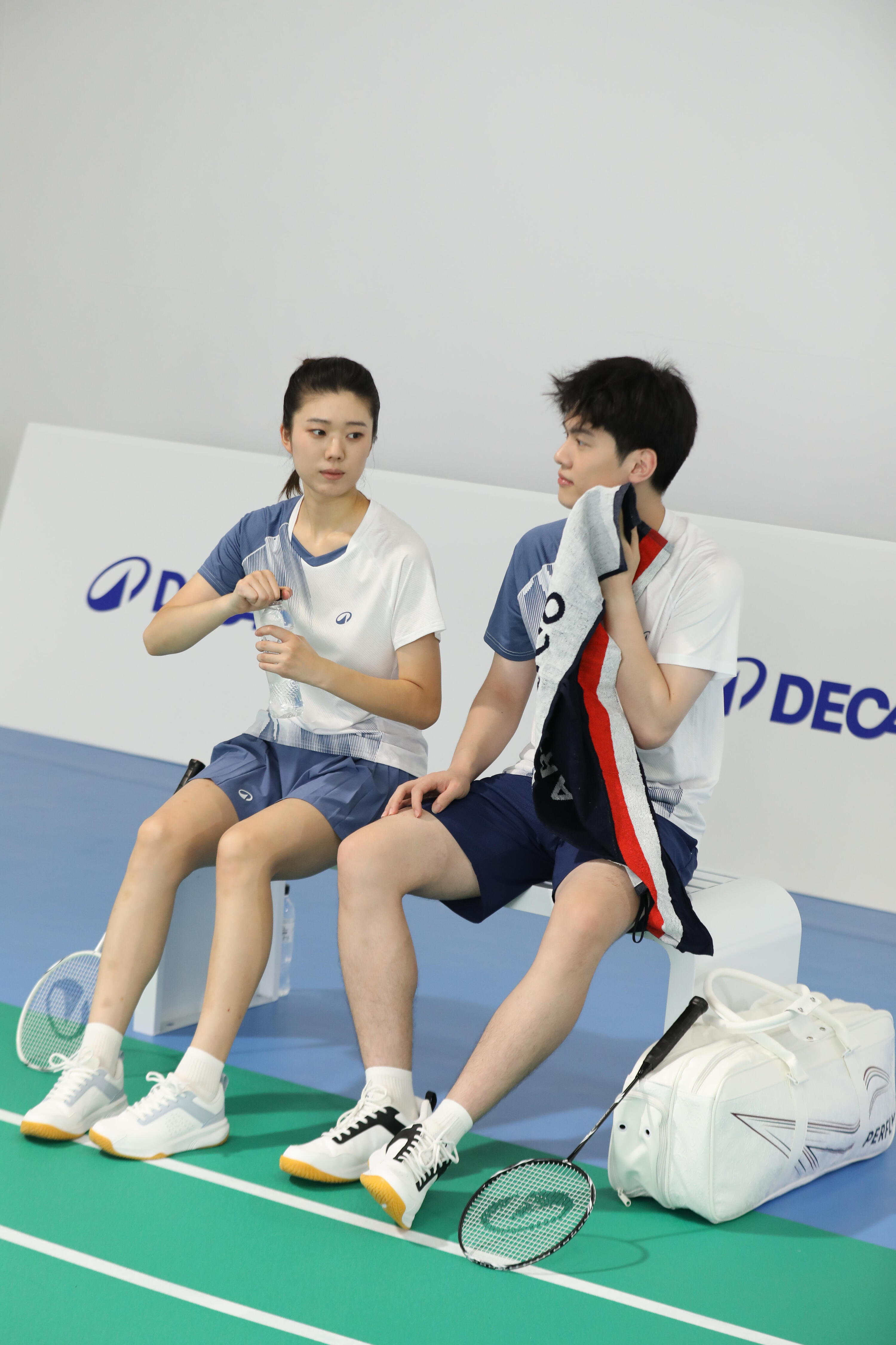 Lot de Raquette de Badminton Adulte BR Sensation 500 - Noir/Blanc 8/20