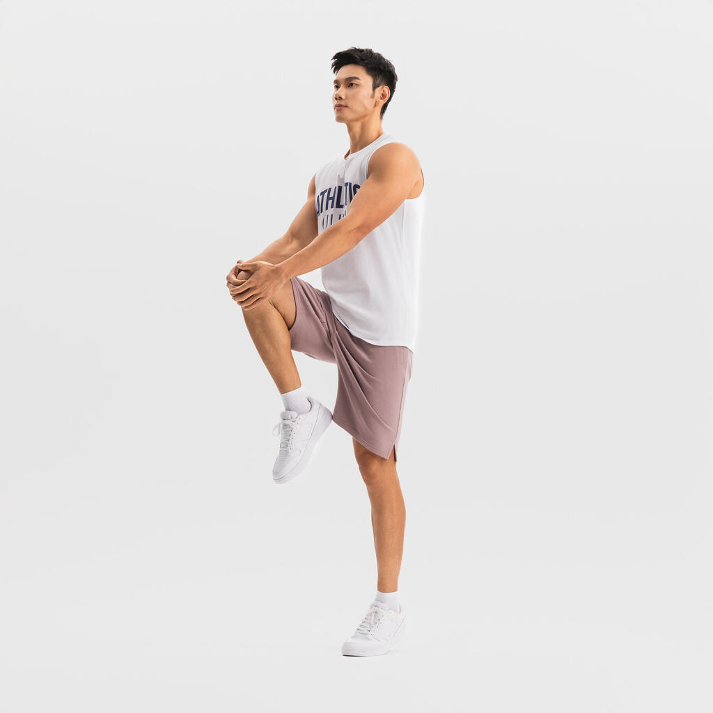 MEN COTTON TRAINING TANK COSMETO 500--blanc ultra