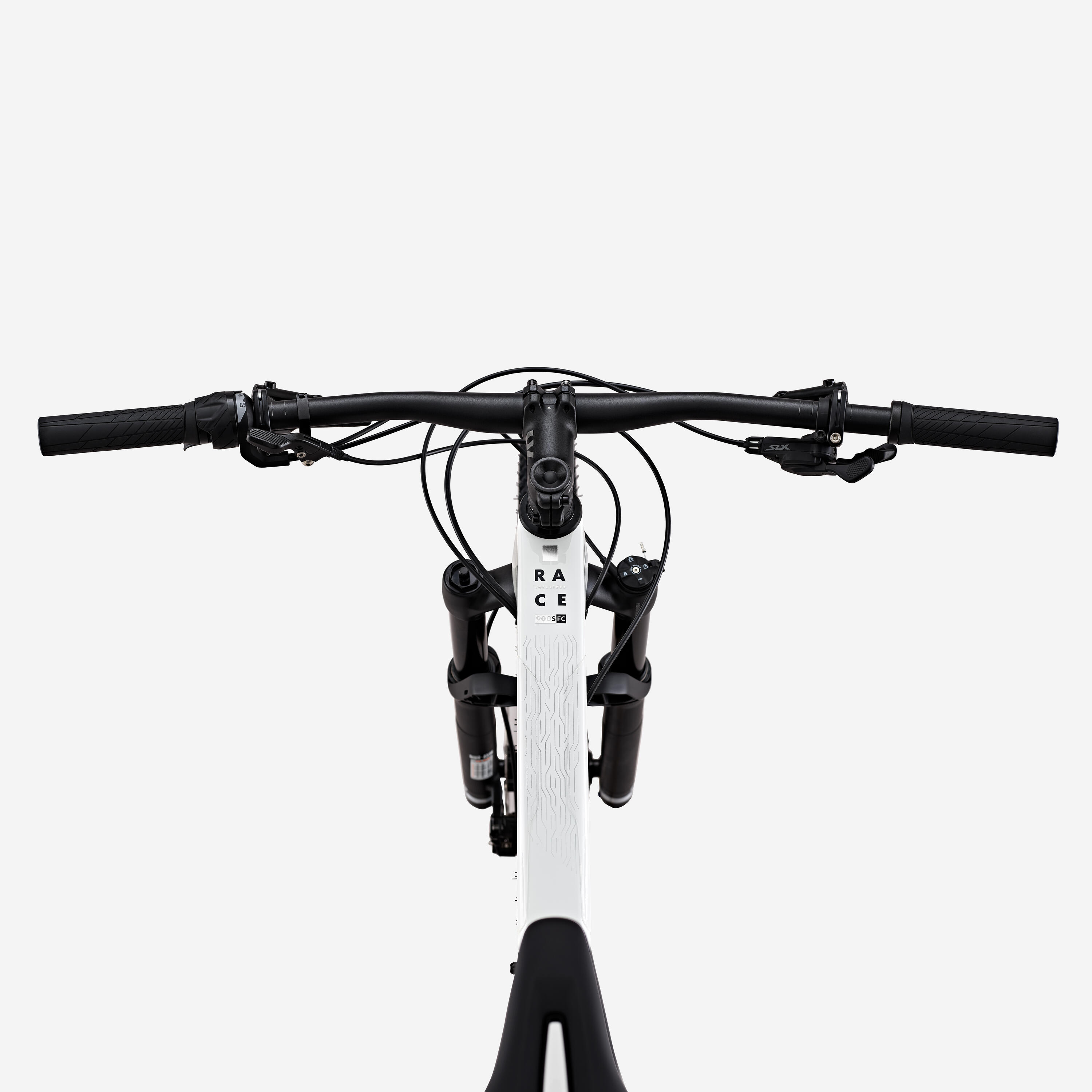 Bici Mtb RACE 900 S telaio carbonio full suspended bianca 8/8