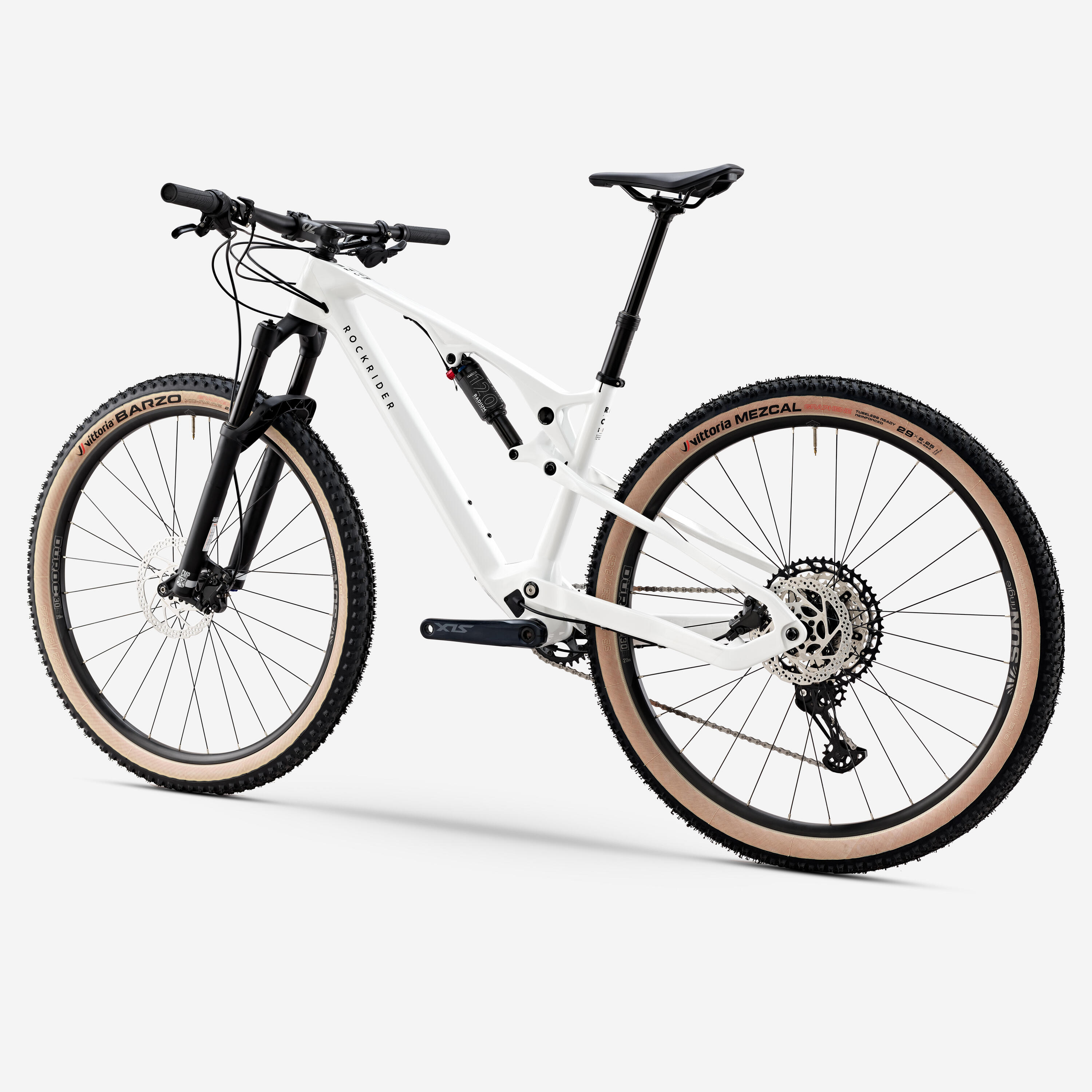 Bici Mtb RACE 900 S telaio carbonio full suspended bianca 3/8