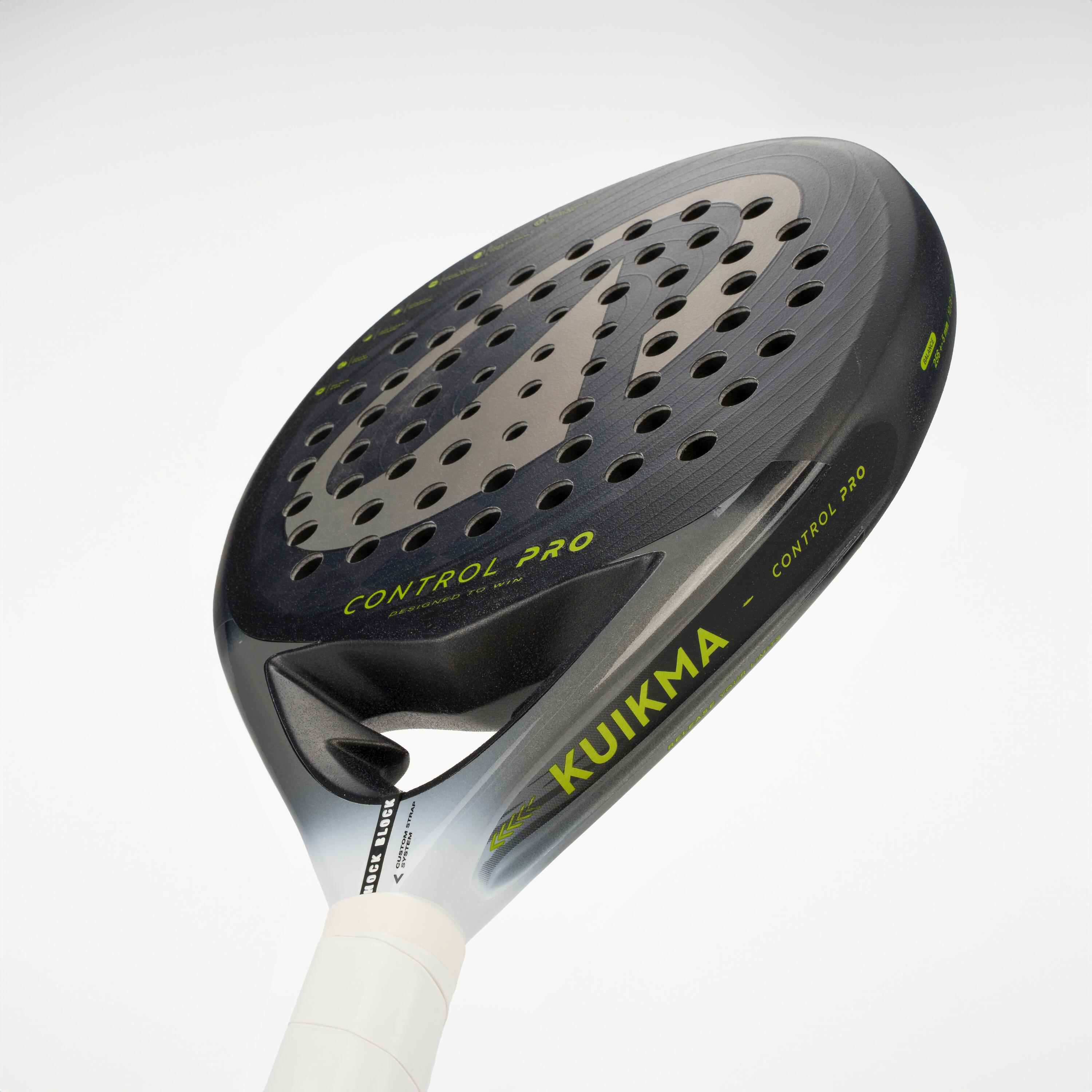 Adult Padel Racket Control Pro with Custom Strap System