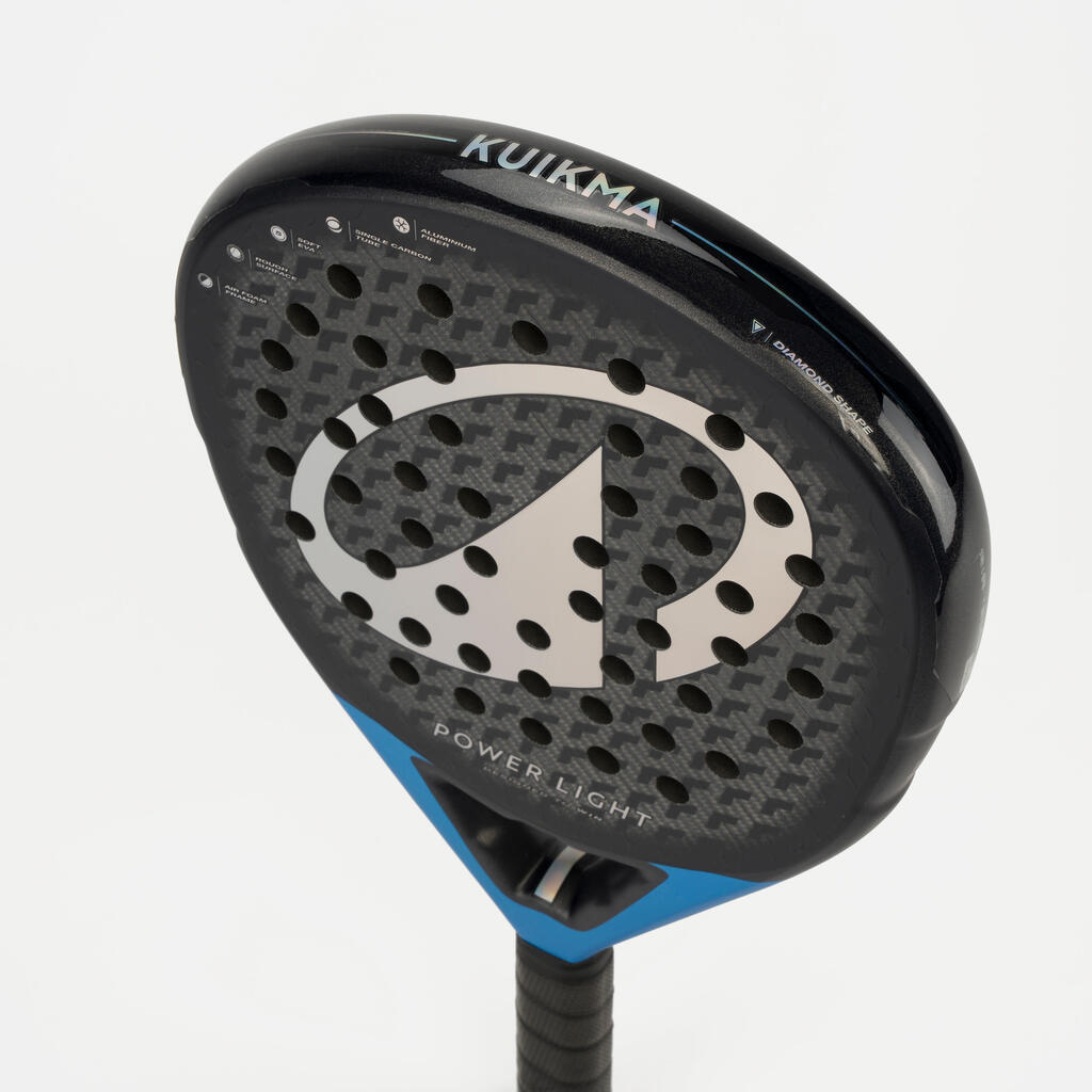 Crno-sivo-žuti reket za padel PR POWER LIGHT