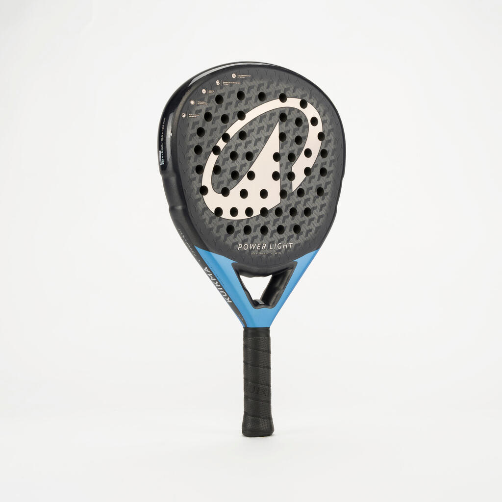 Crno-sivo-žuti reket za padel PR POWER LIGHT