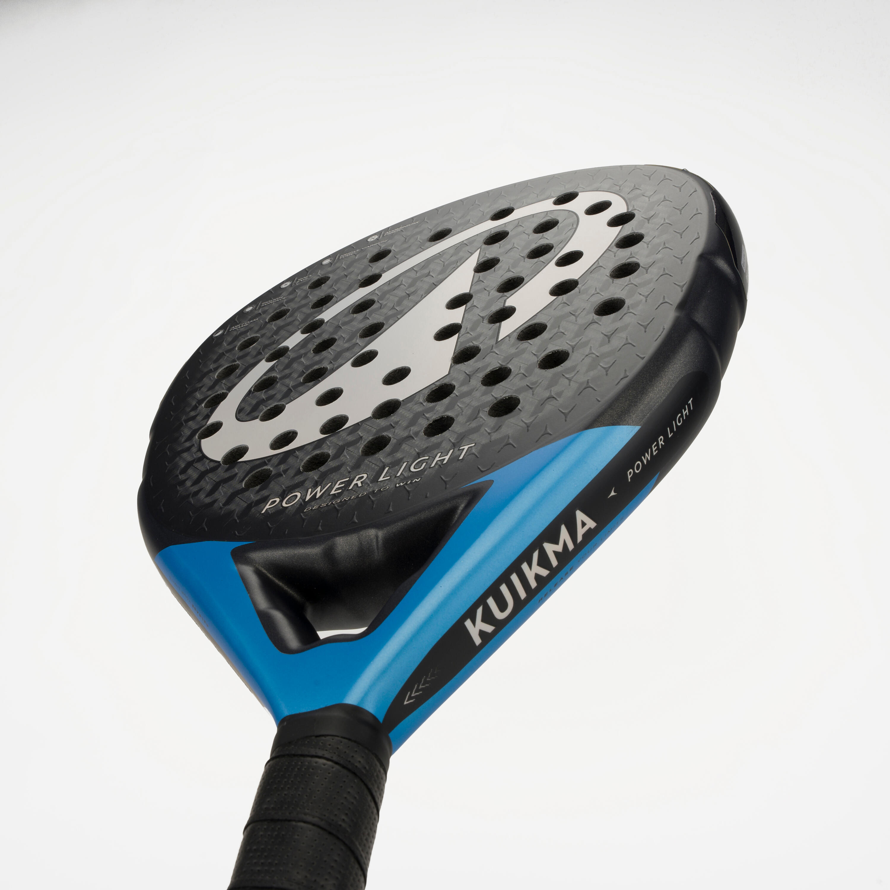 Padelracket PR900 Power Light zwart/blauw 3/8
