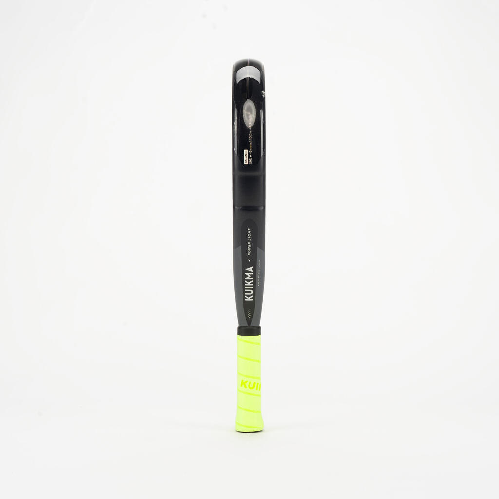 Crno-sivo-žuti reket za padel PR POWER LIGHT