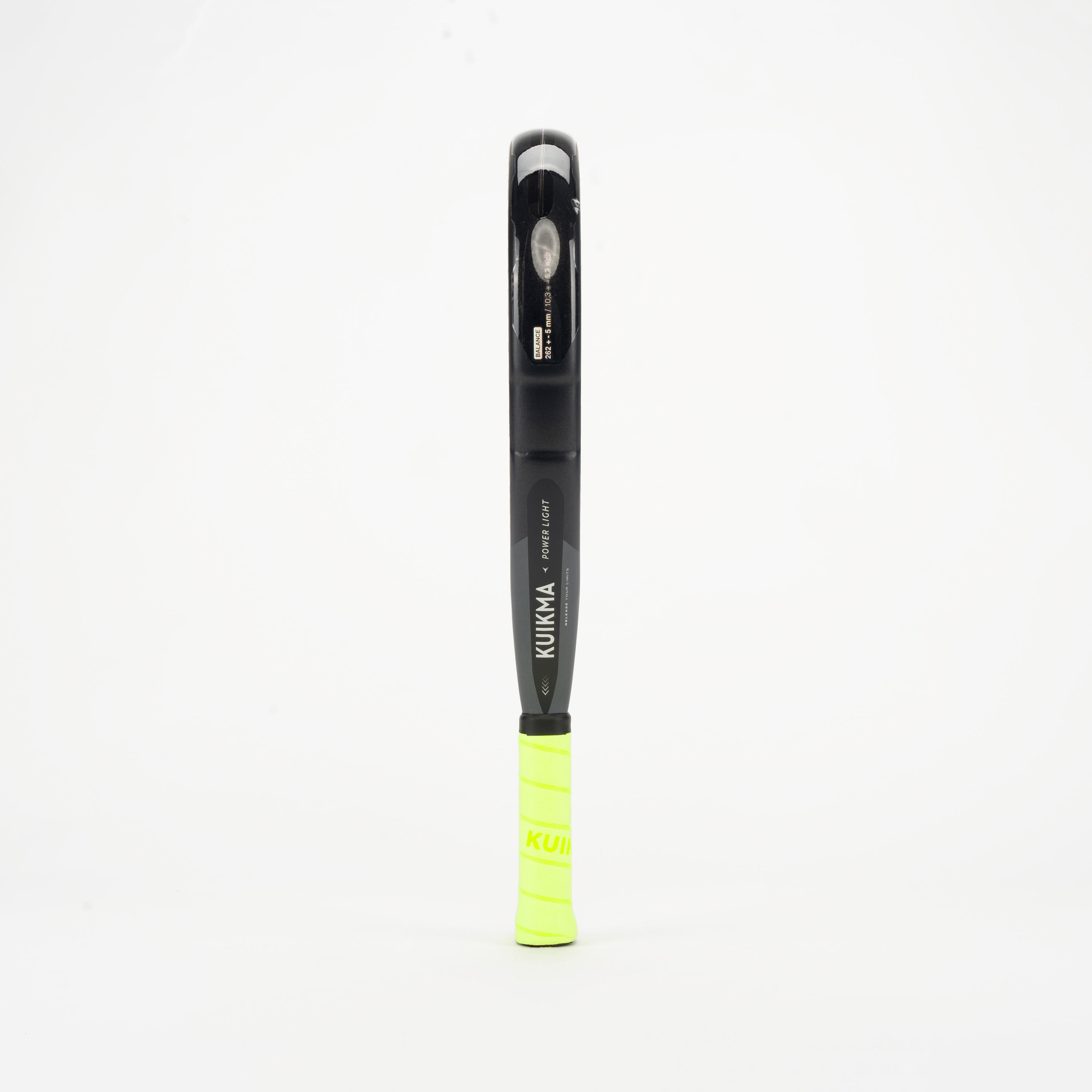 Pala de pádel - Kuikma PR Power Light Negro Gris Amarillo 3/9