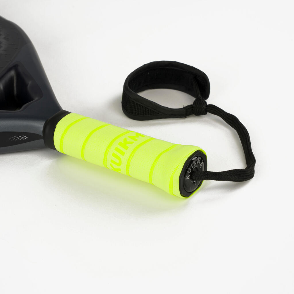 Crno-sivo-žuti reket za padel PR POWER LIGHT