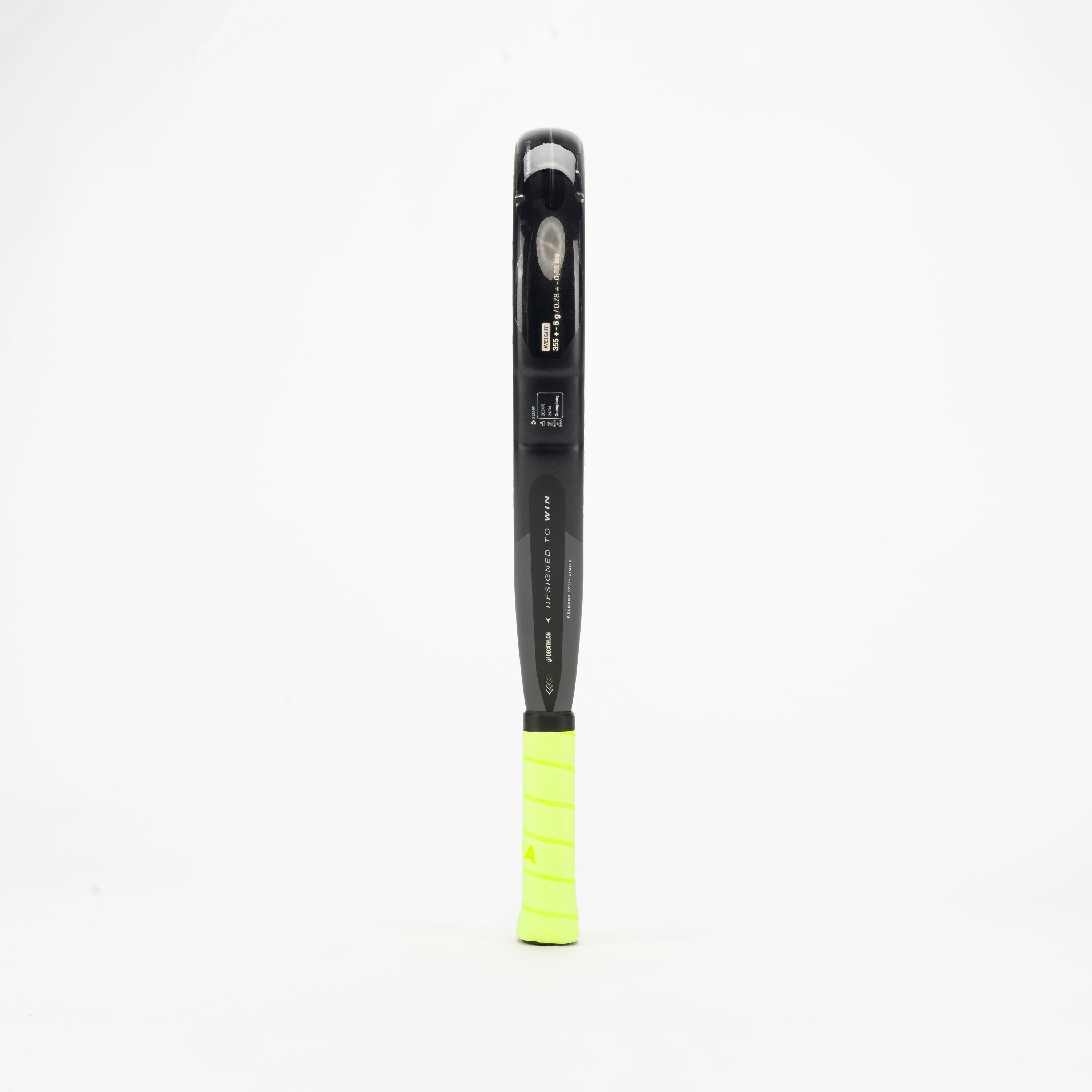 Pala de pádel - Kuikma PR Power Light Negro Gris Amarillo 6/9