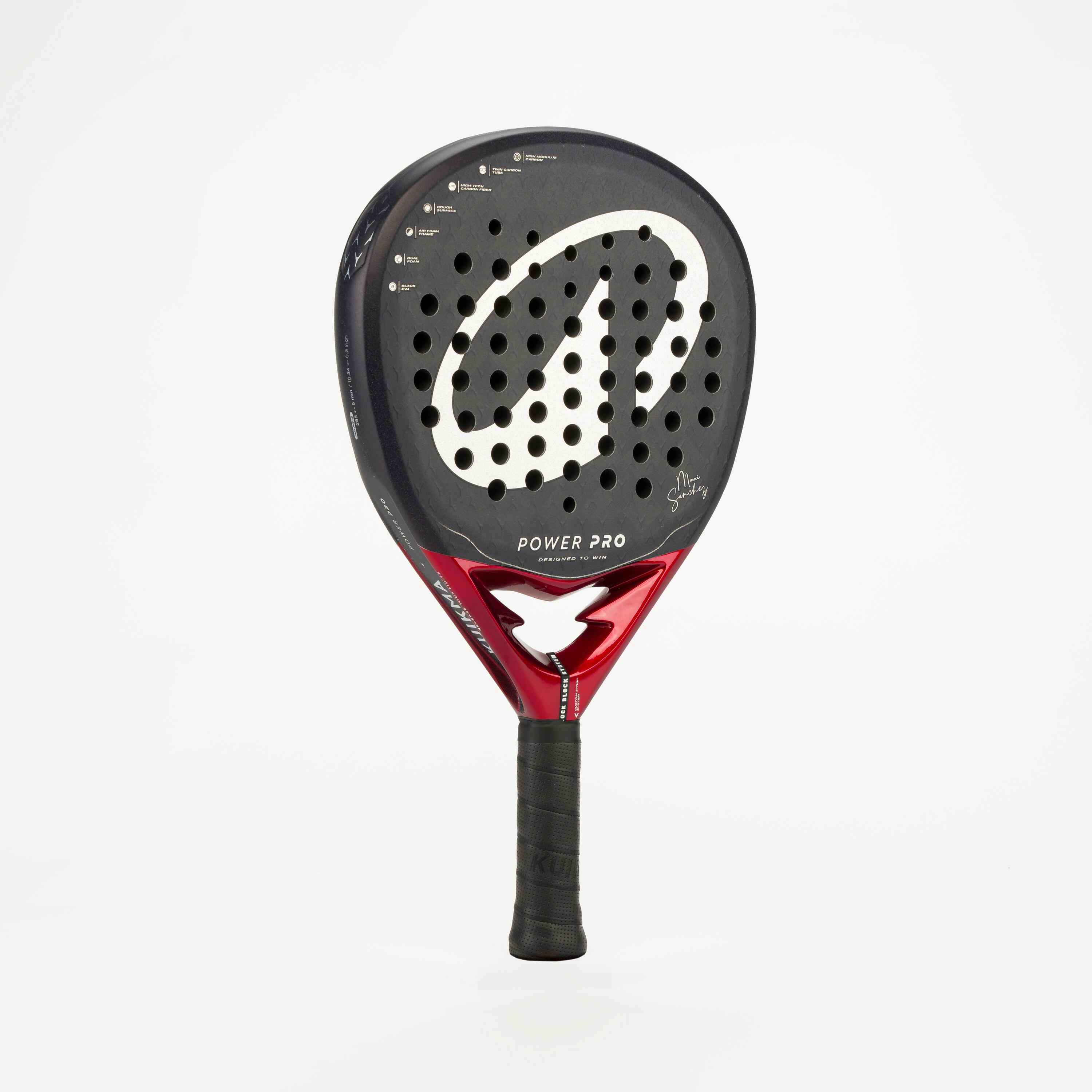 Birka Protezione Per Racchetta Da Padel - Superficie Ruvida Antiurto - Alta Resistenza Per Telaio - Universale - 3