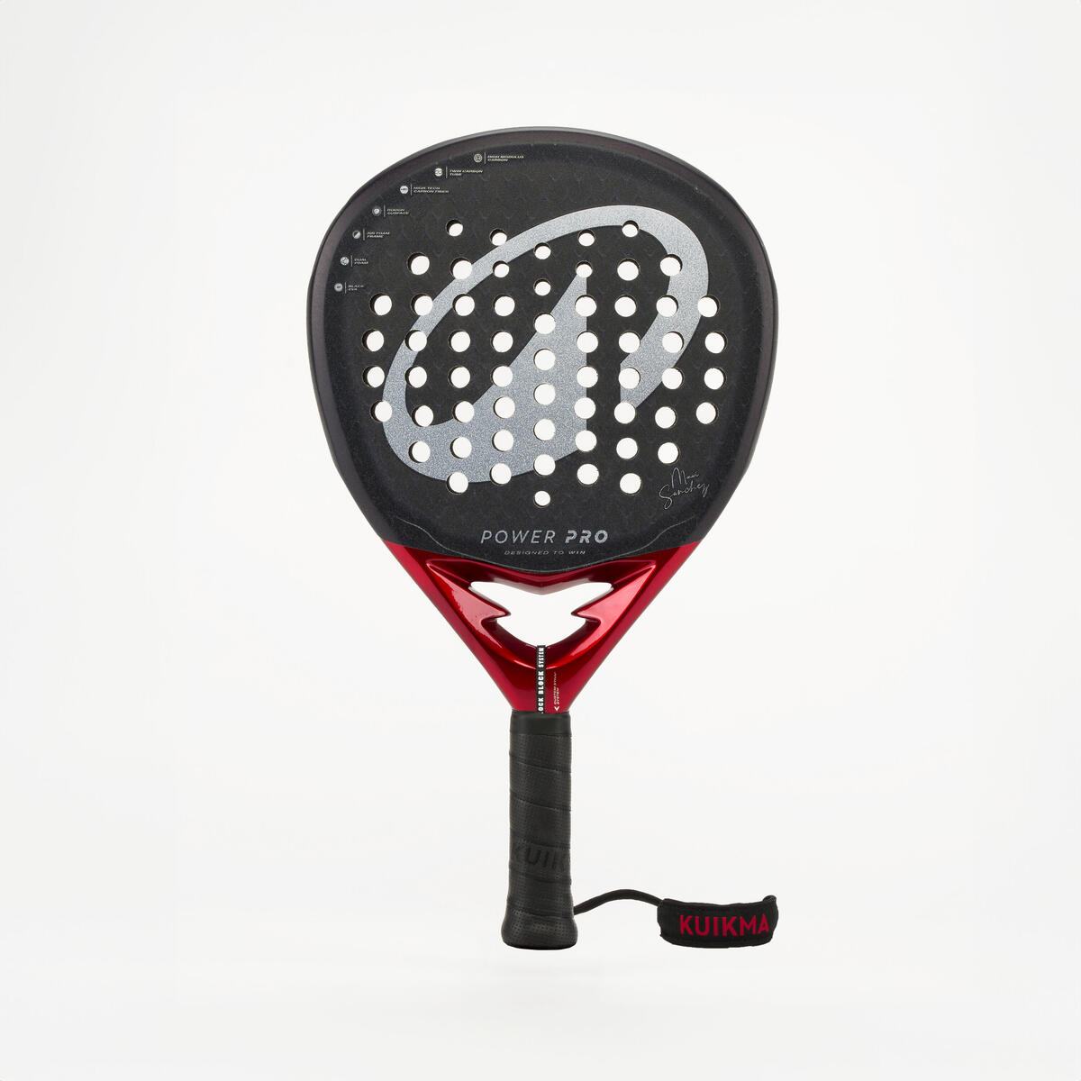 Raquette de padel adulte - Kuikma Power Pro avec Custom Strap System