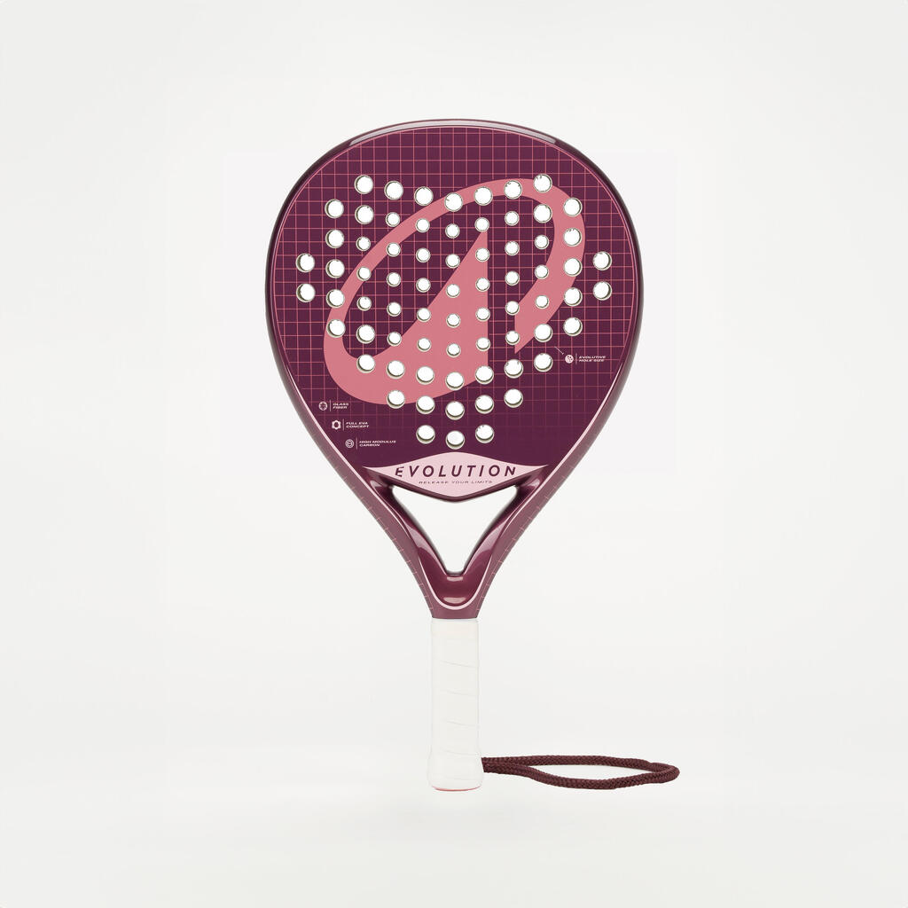 Otroški lopar za padel tenis, starosti 9-12 PR Evolution - Vijolična/Roza