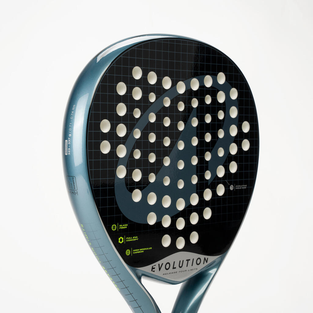 Ljubičasto-roze dečji reket za padel PR EVOLUTION (9–12 godina)