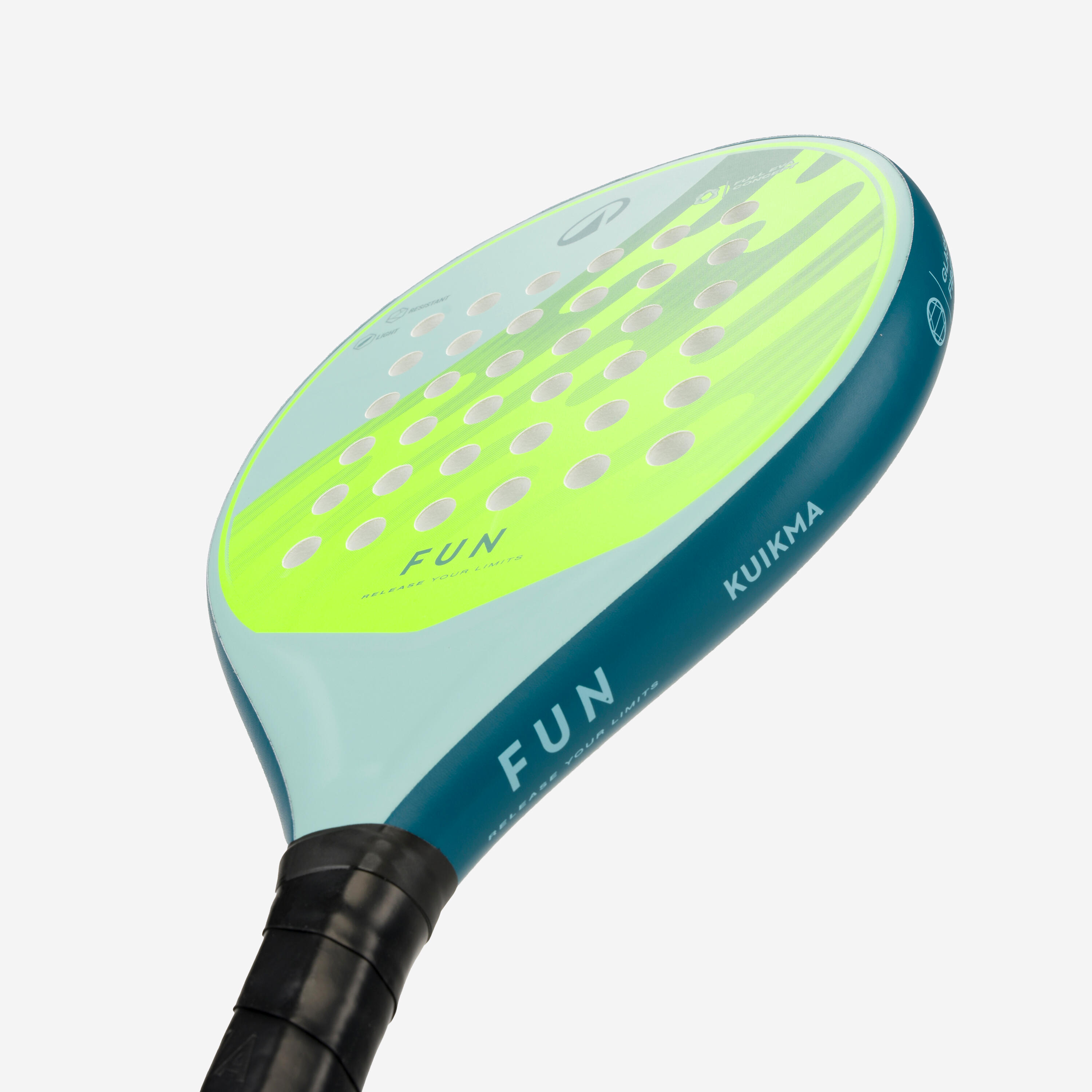 Kids' Padel Racket Ages 5-8 PR Fun - Blue/Yellow