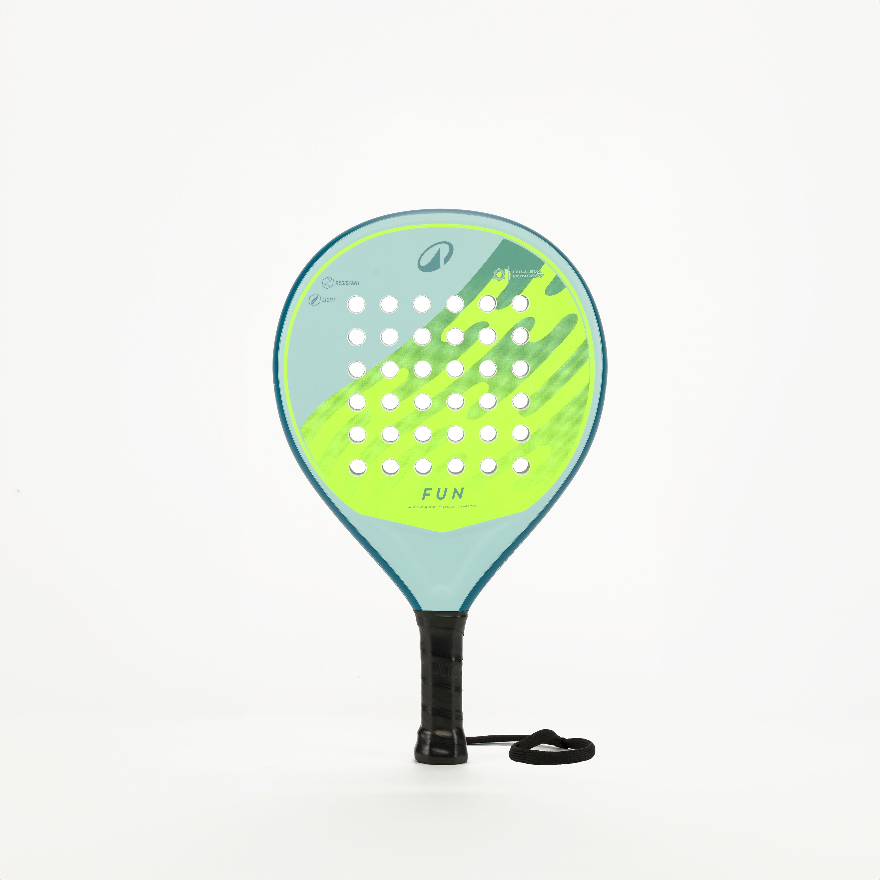 Raquette de padel junior enfants 5 à 8 ans - kuikma pr fun bleu jaune - Padel - KUIKMA- Clubs - Entreprises - Collectivités - Associations