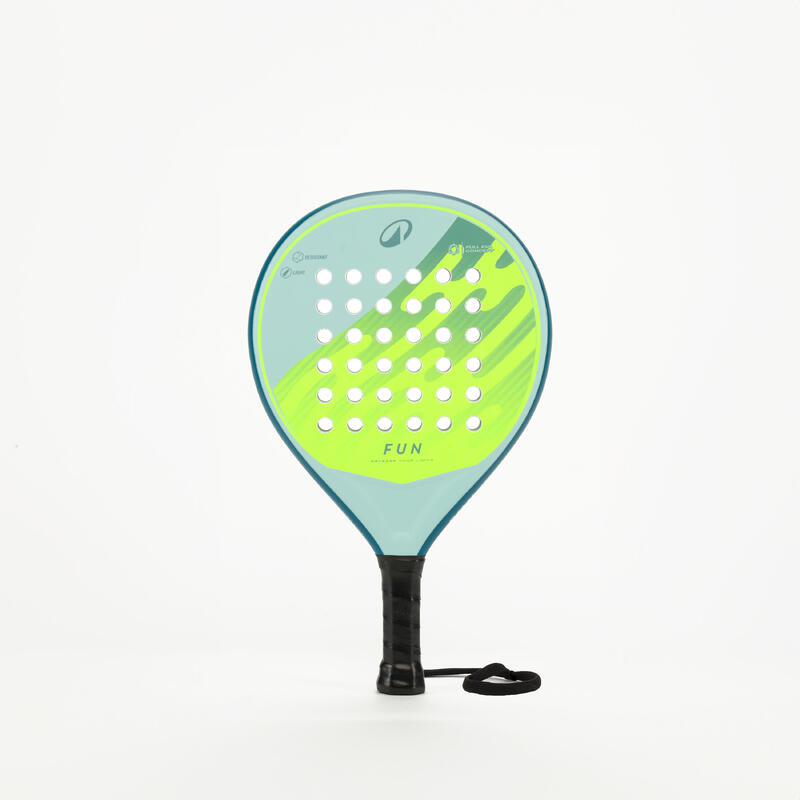 Padelracket voor kinderen 5 tot 8 jaar PR Fun blauw geel