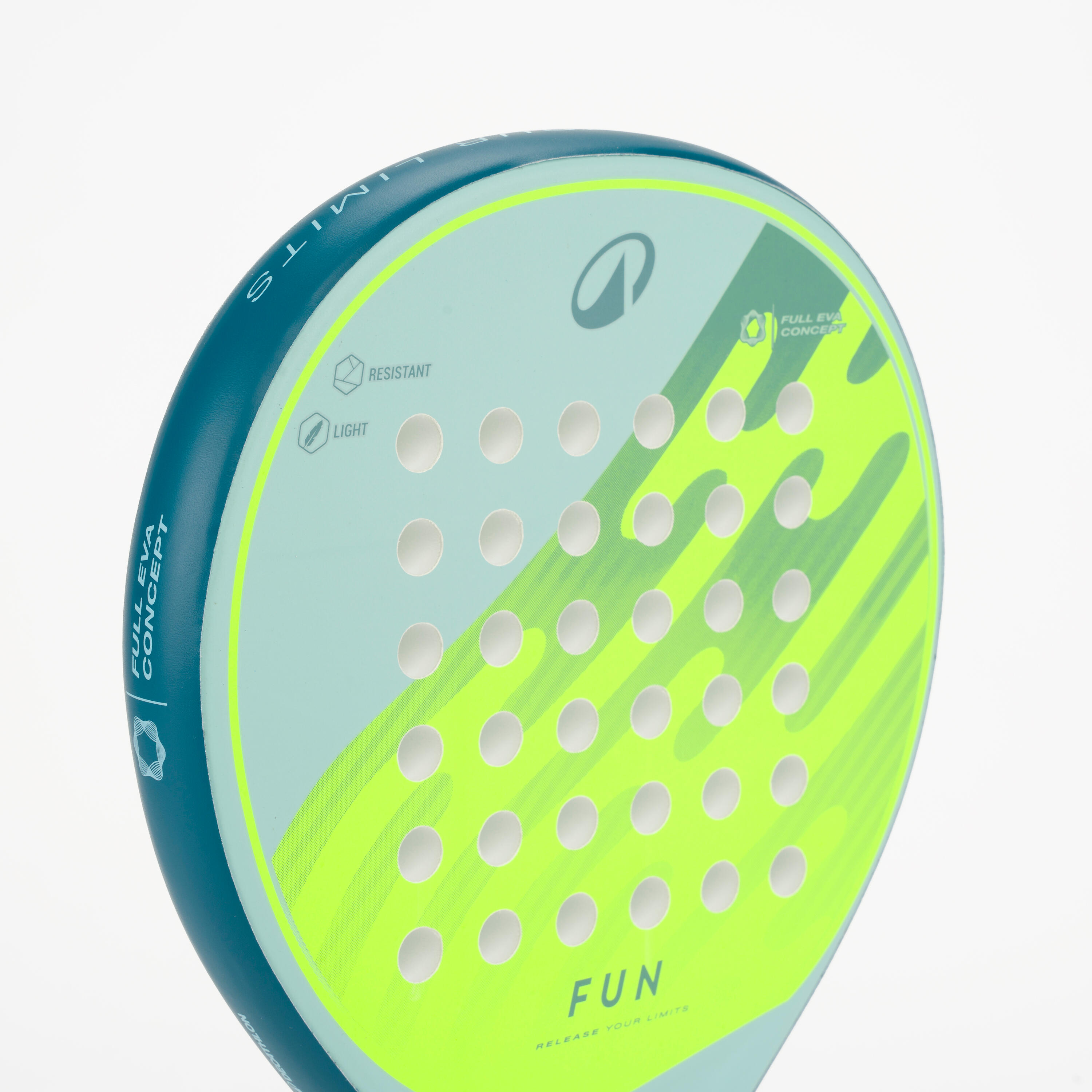 Kids' Padel Racket Ages 5-8 PR Fun - Blue/Yellow