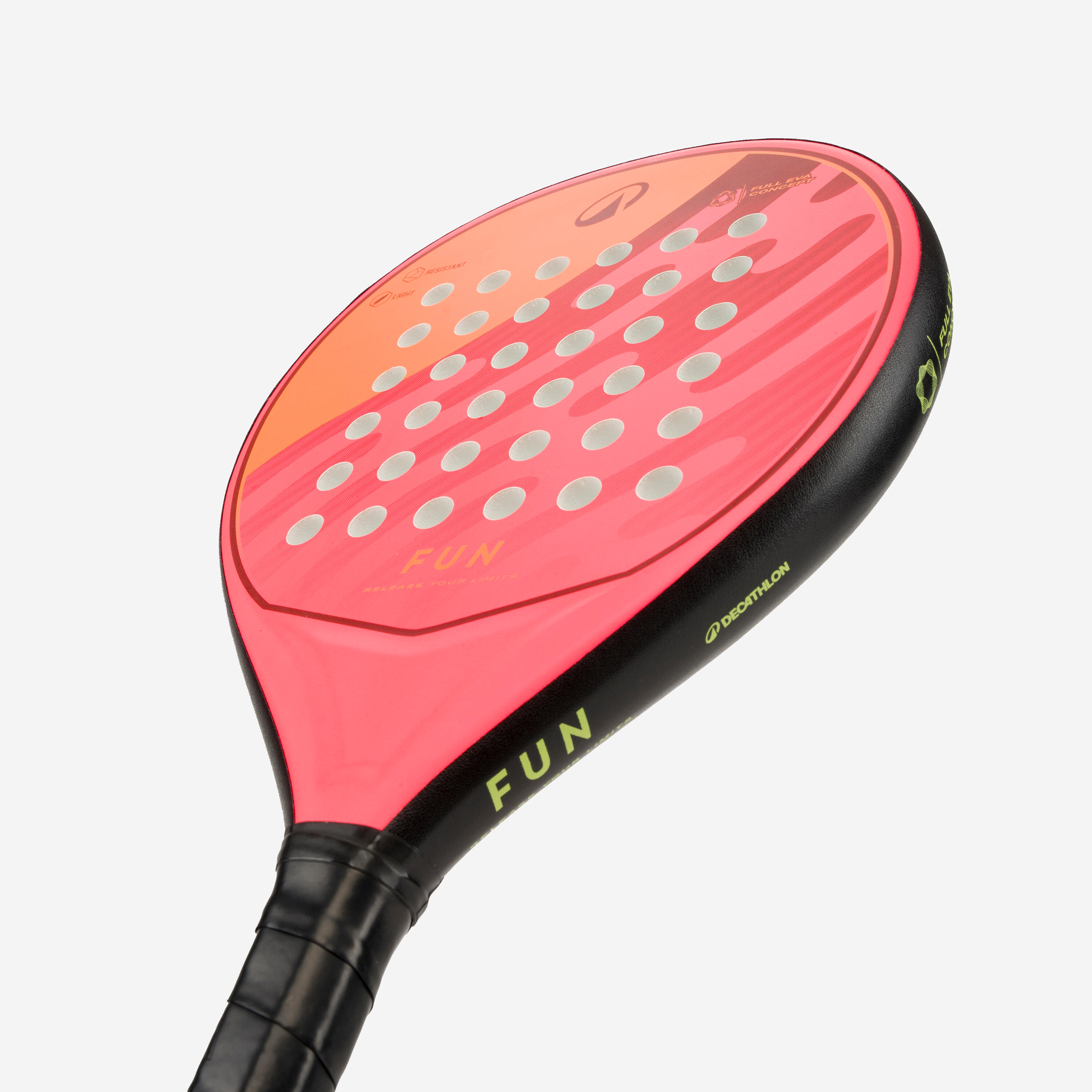Kids' Padel Racket Ages 5-8 PR Fun - Pink/Orange