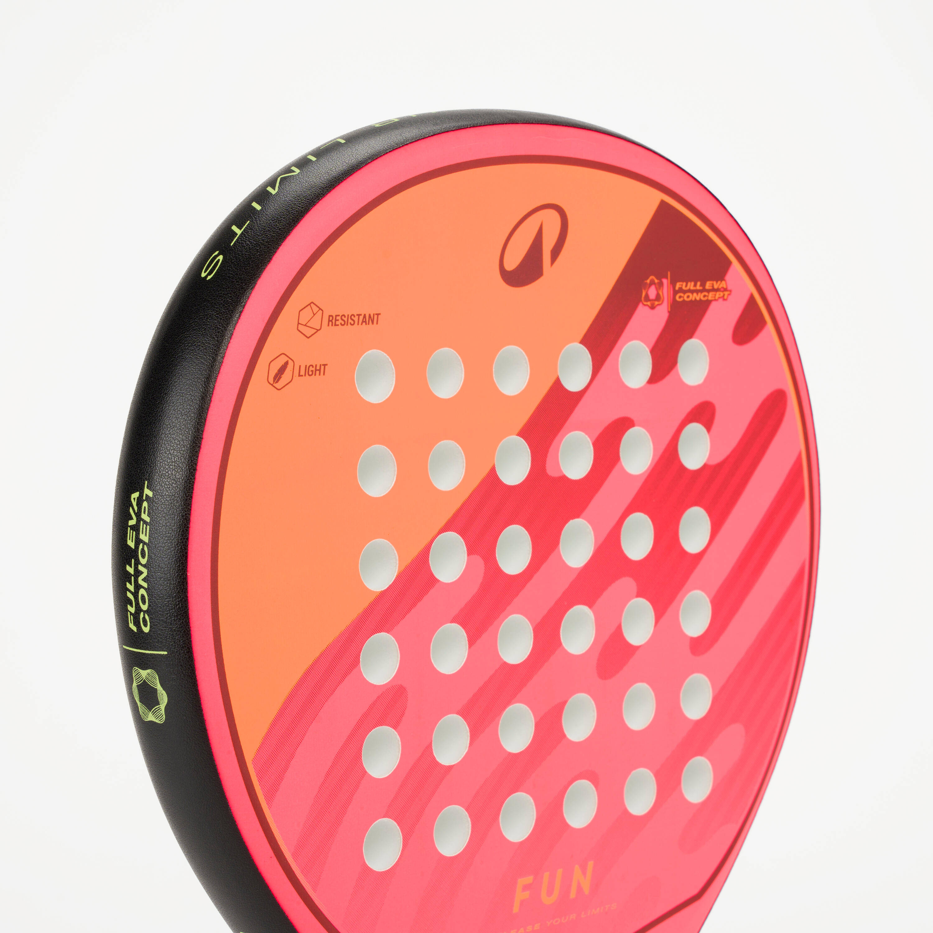 Kids' Padel Racket Ages 5-8 PR Fun - Pink/Orange -  4