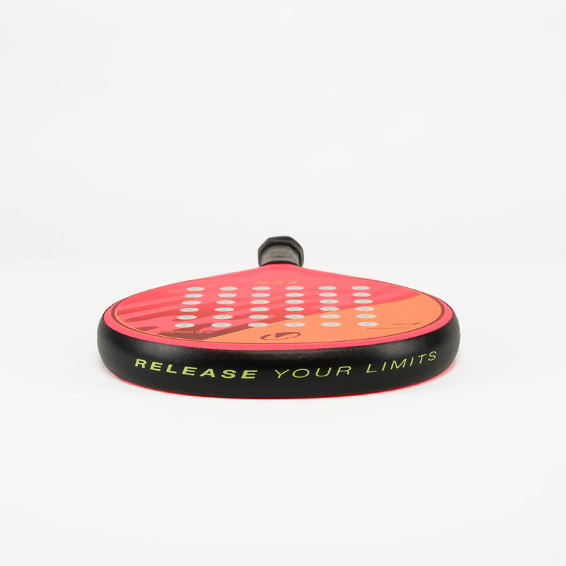 Padelracket voor kinderen 5 tot 8 jaar PR Fun roze oranje