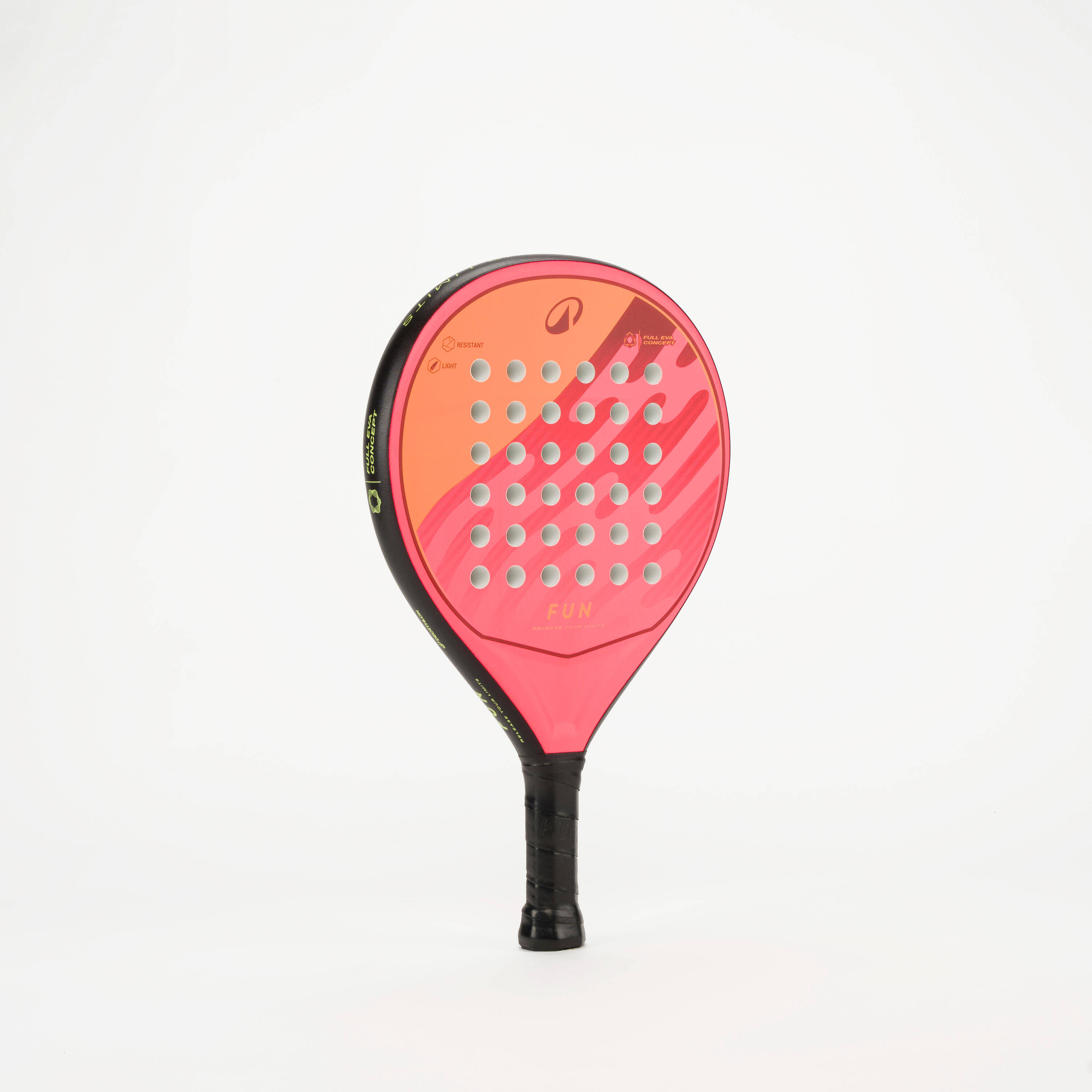 Kids' Padel Racket Ages 5-8 PR Fun - Pink/Orange -  2