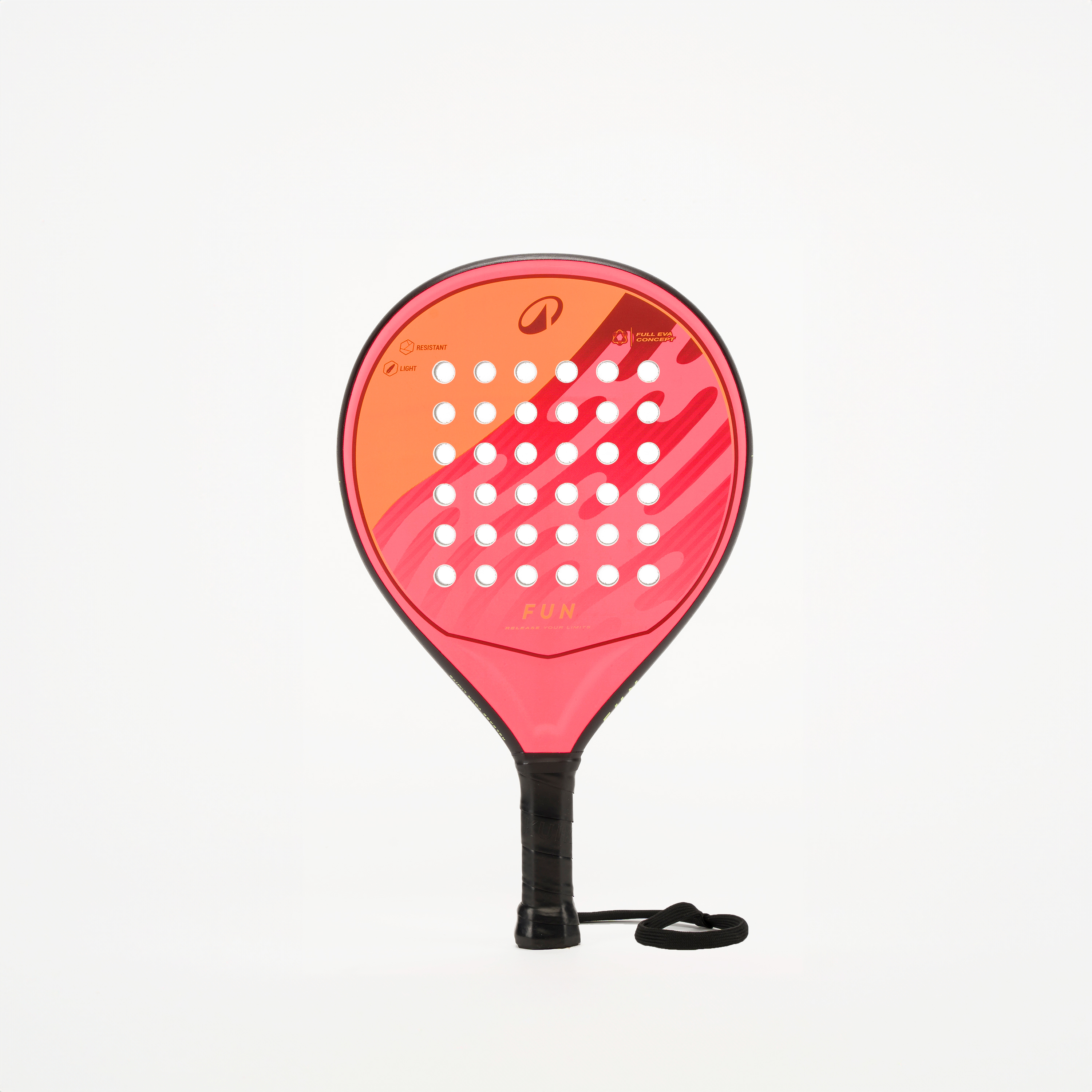 Raquette de padel junior enfants 5 à 8 ans - kuikma pr fun rose orange - Padel - KUIKMA- Clubs - Entreprises - Collectivités - Associations