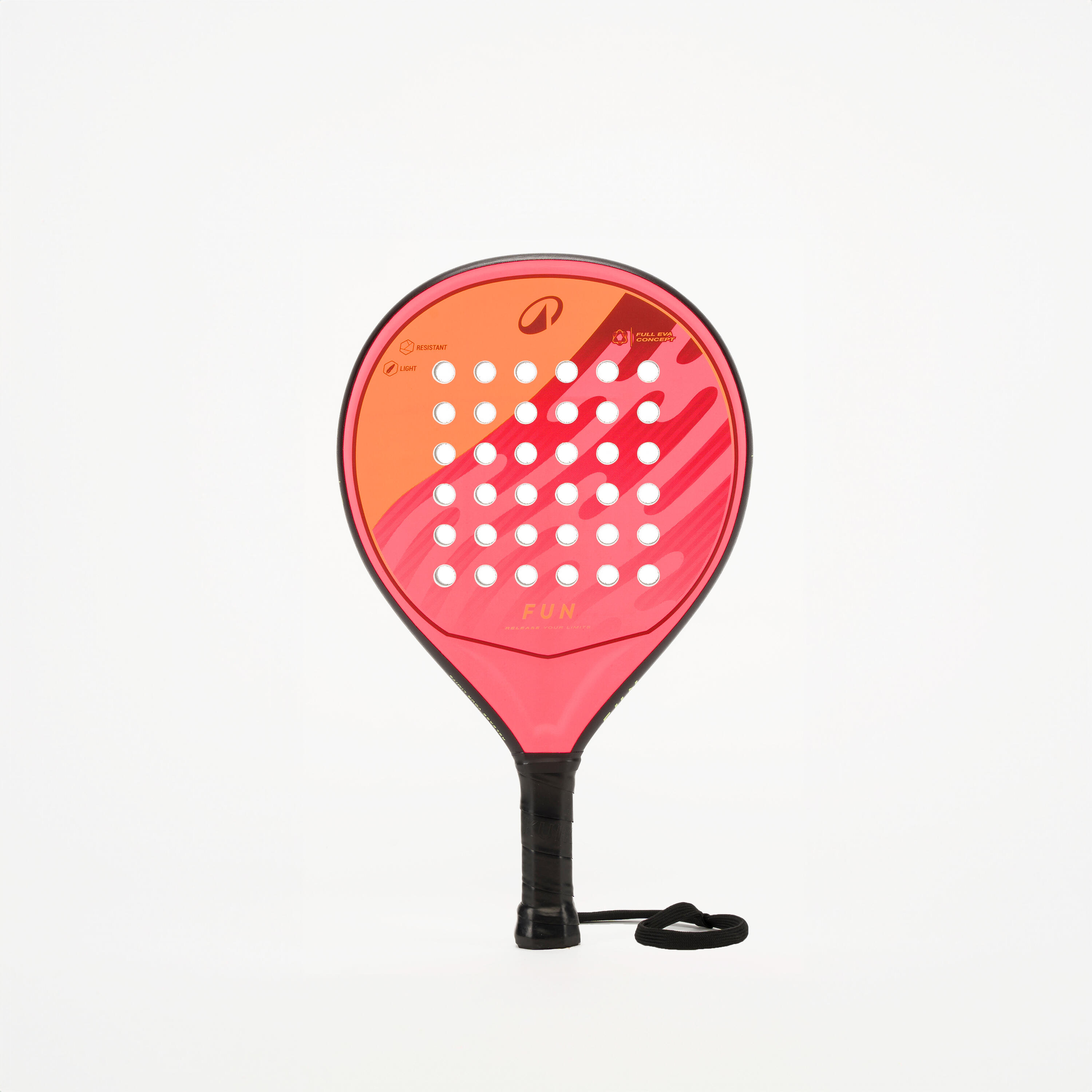 Rachetă de padel Junior Copii de la 5 la 8 ani - Kuikma PR Fun Roz-portocaliu